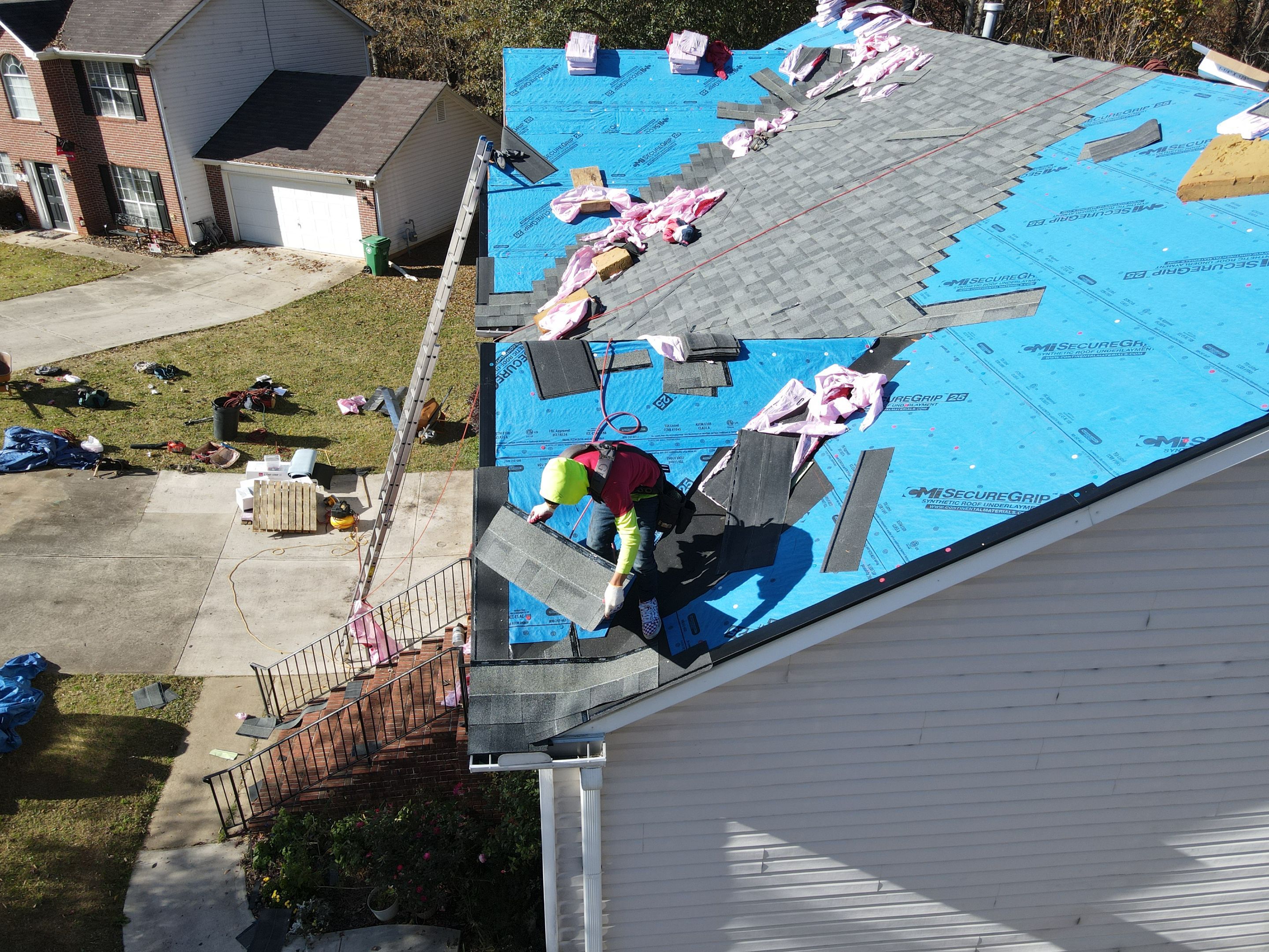 Residential Roofing Installation using Owens Corning by Inspector Roofing and Restoration