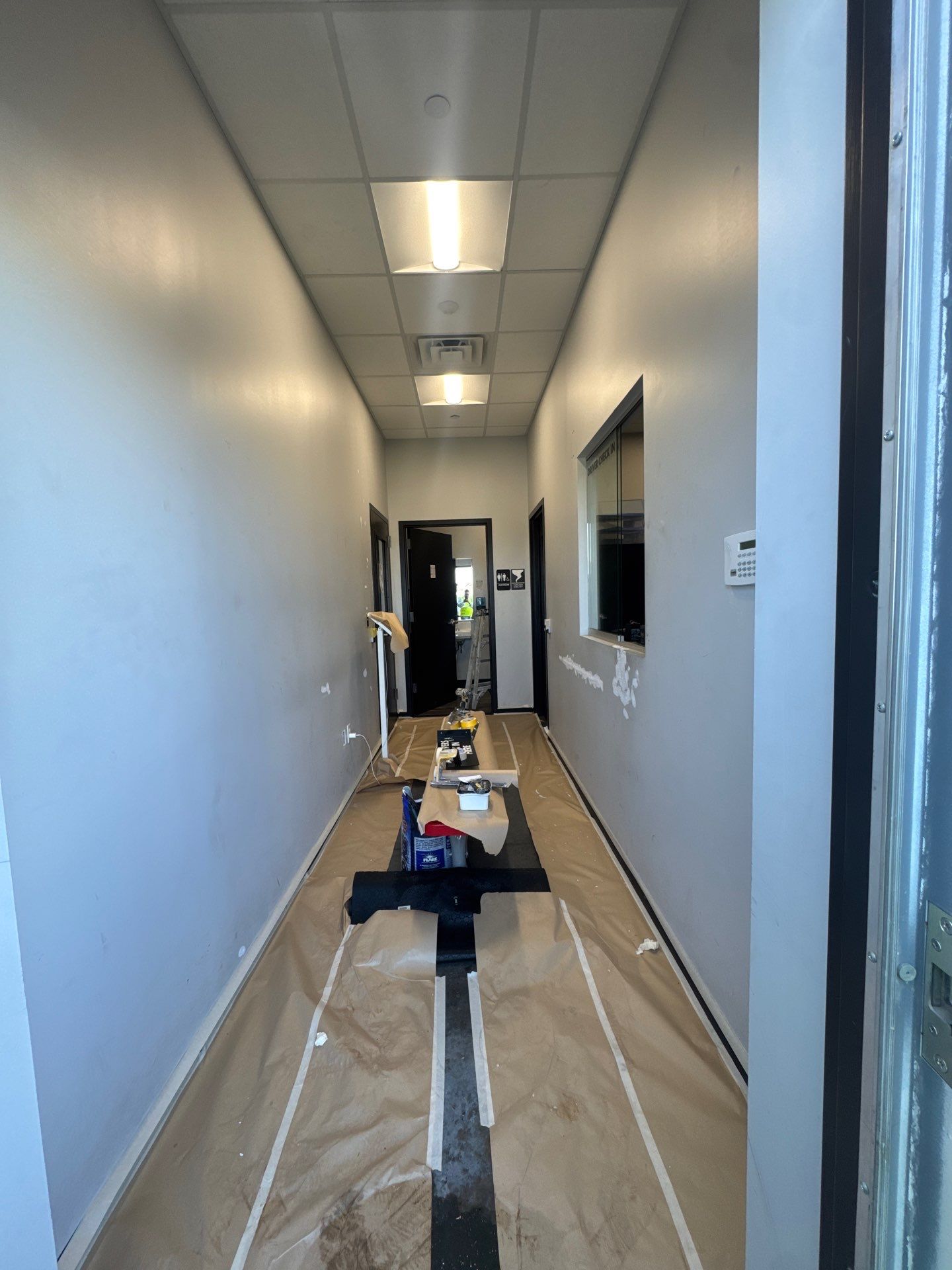 Commercial Interior Repaint Office & Warehouse by Midwest Paint LLC