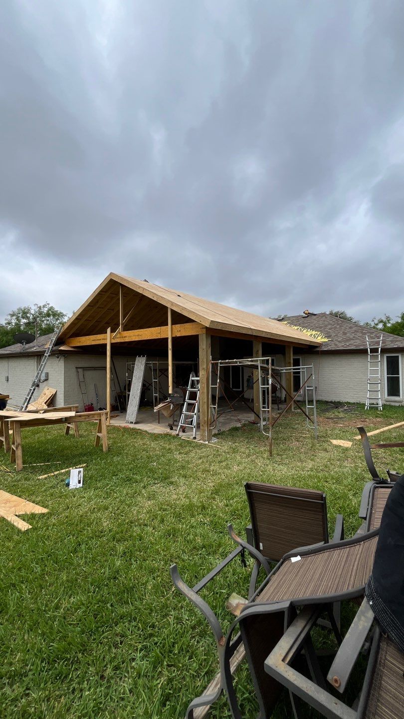 Patio Cathedral by Bayfront Roofing and Construction