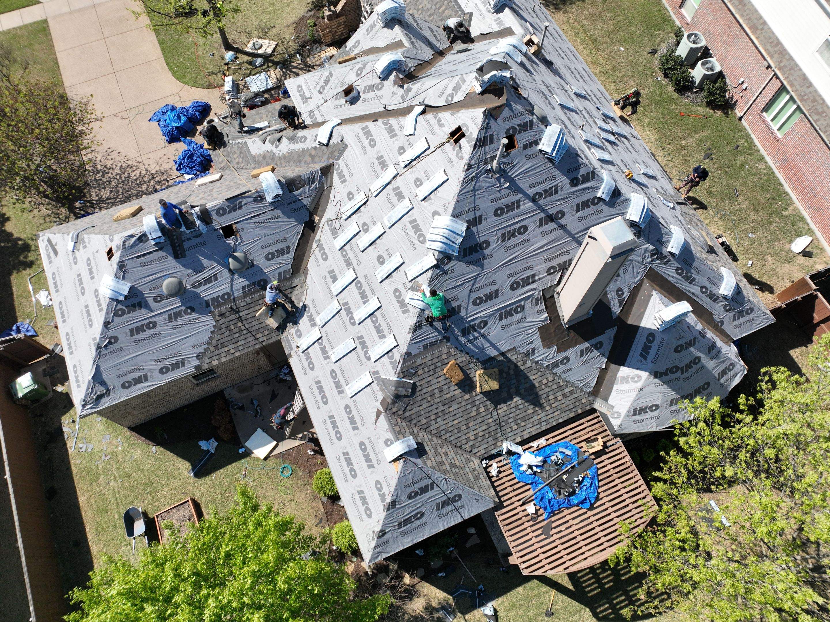 Residential Roofing Installation using Iko Dynasty by Becker Roofing and Exteriors