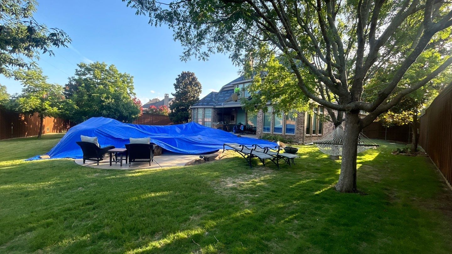 Residential Roof Repair using IKO Dynasty Class 3 Impact Resistant Shingles by Becker Roofing and Exteriors