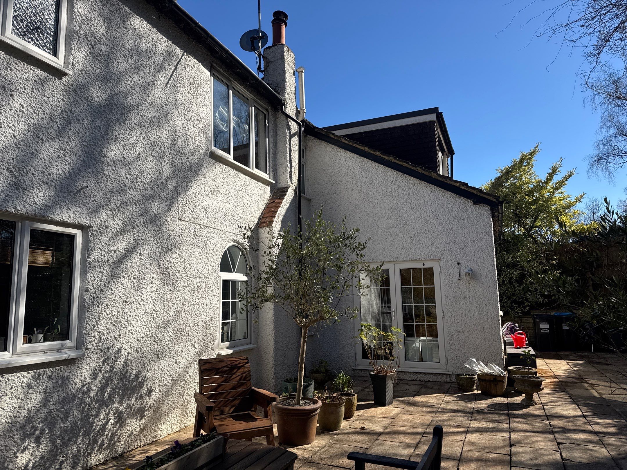 Render Clean using Pureseal Biocide by Ges Exterior Cleaning ltd