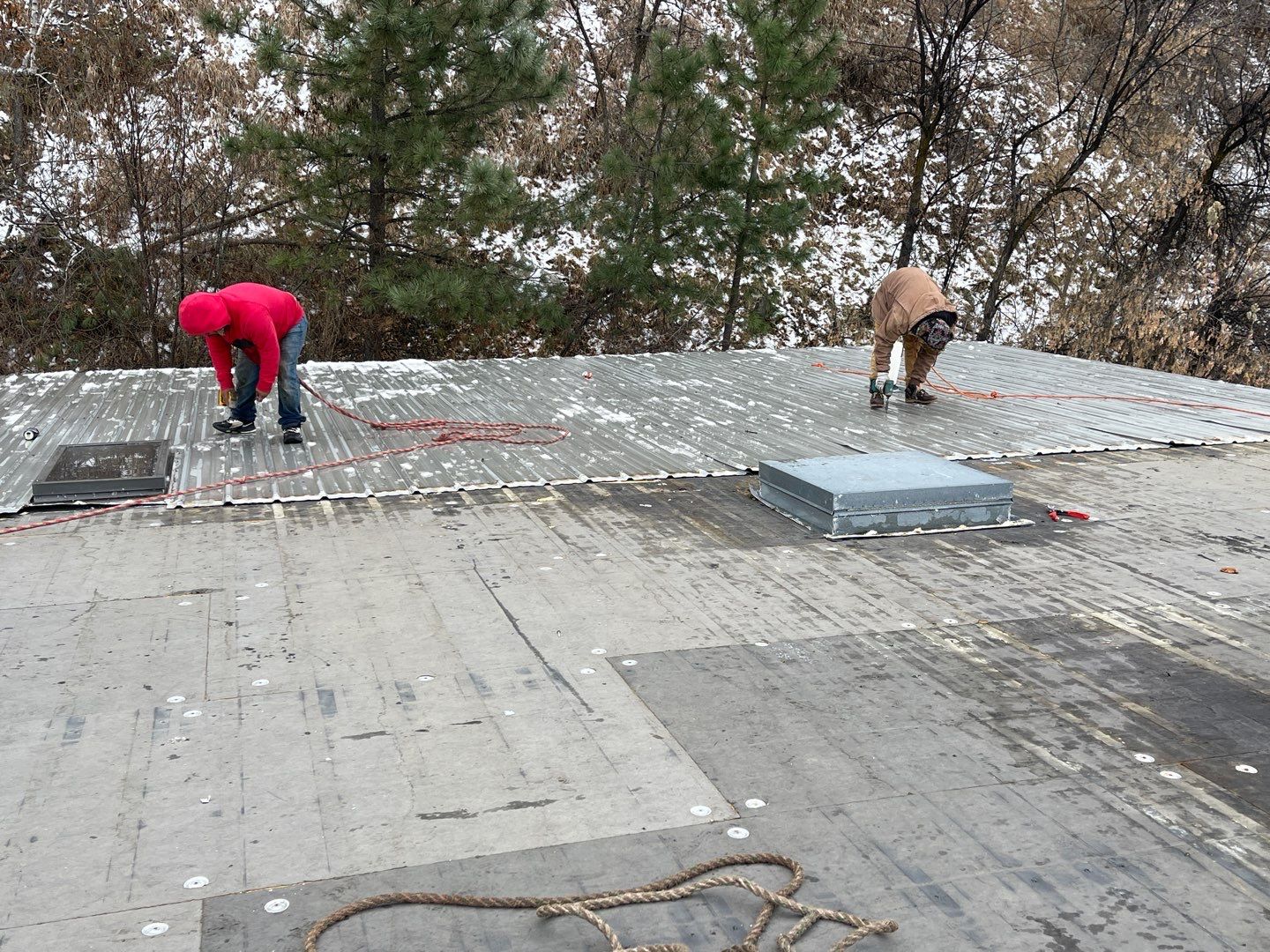 Commercial Roofing Installation using EuroShield by Weather-Tite Exteriors LLC
