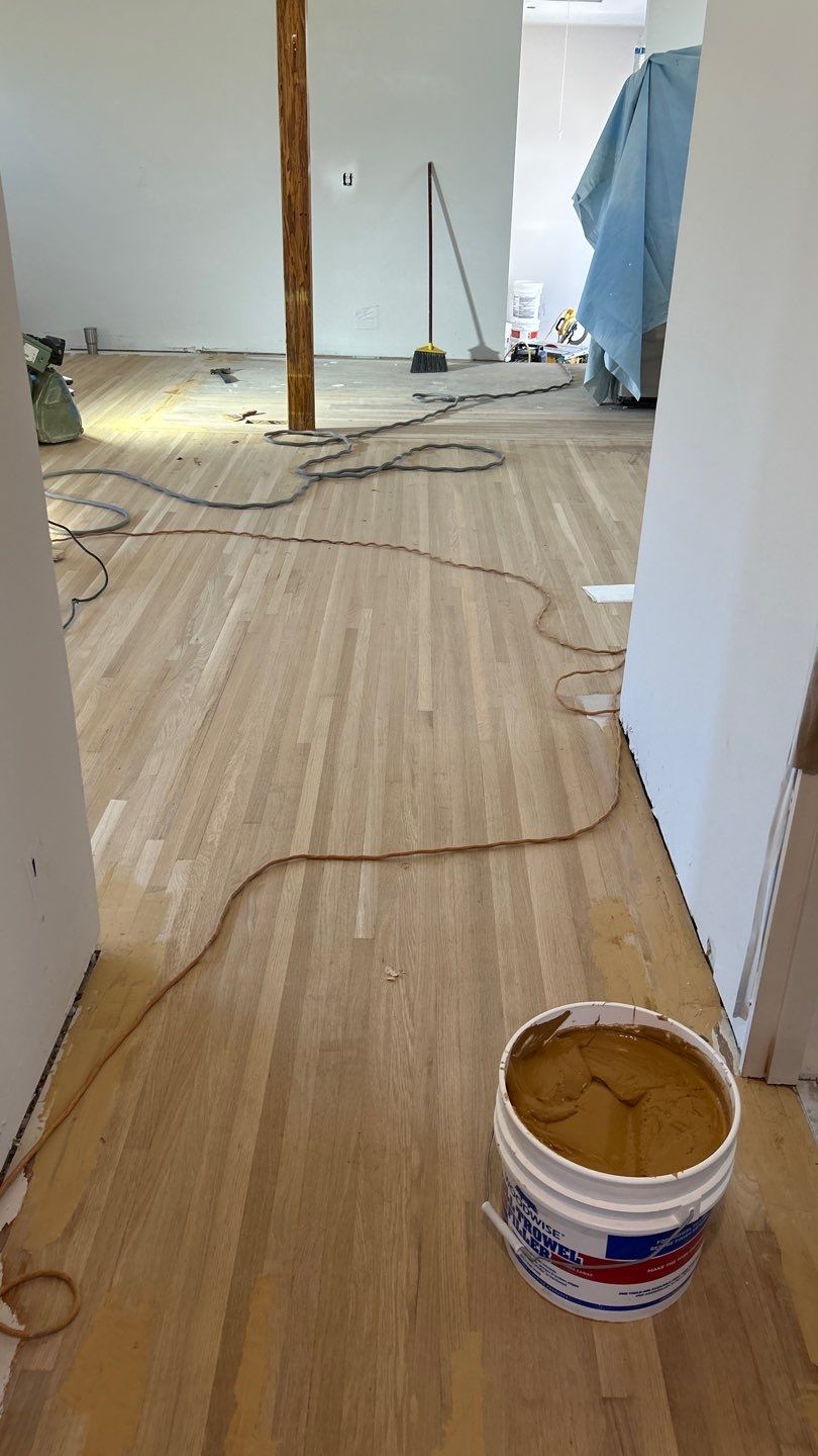 Repair and Refinish for hardwood floors  by Footprints Floors of Nashville