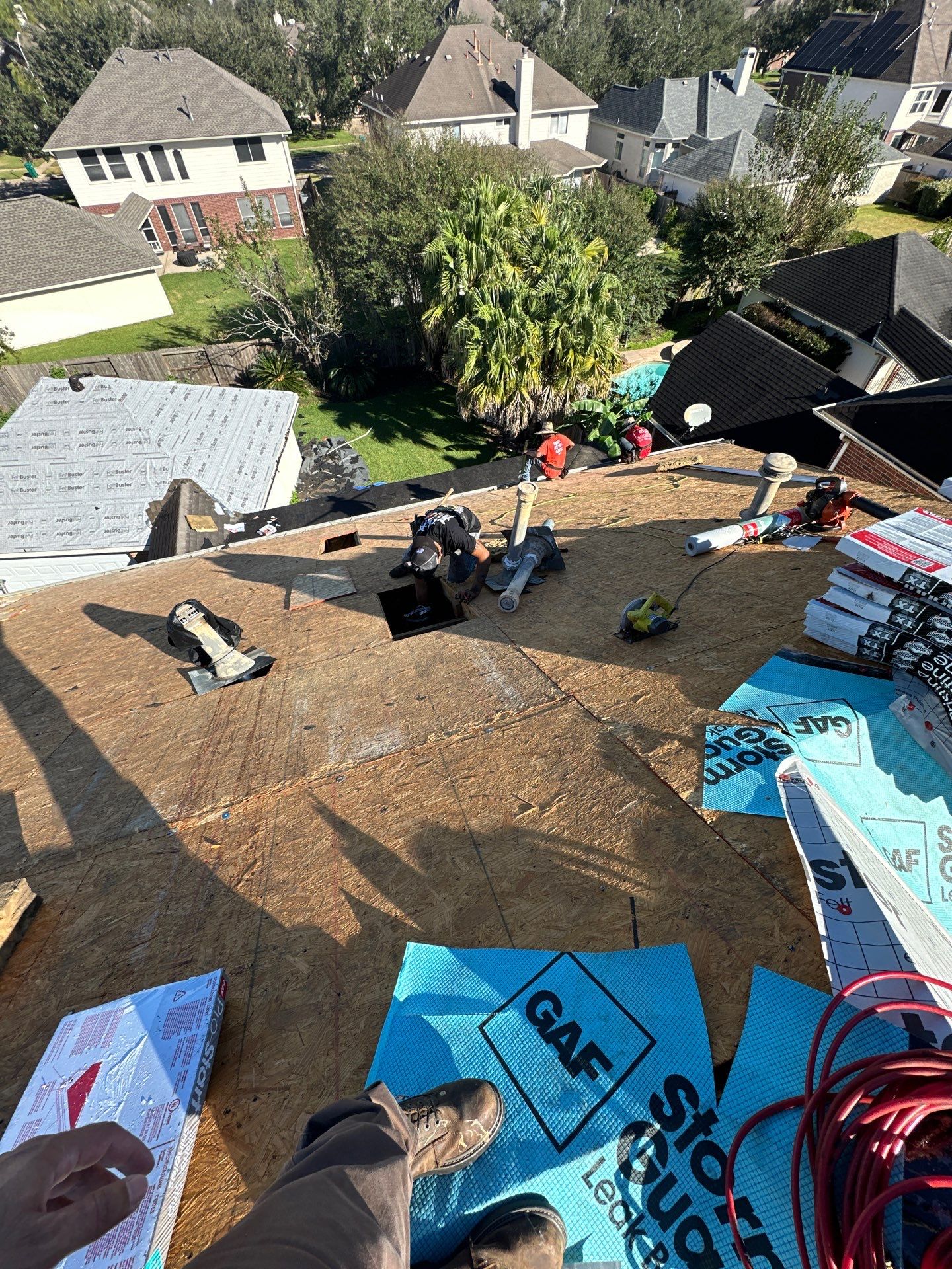 Project in Pearland by Motion Roofing