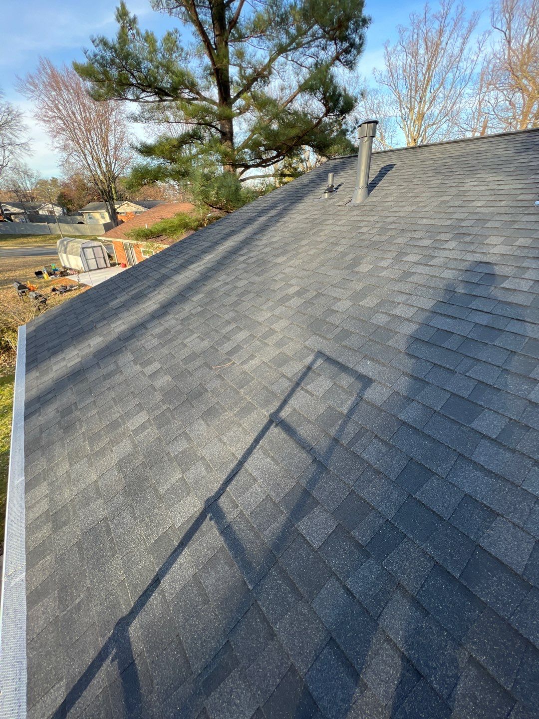 Fairfax: CertainTeed Landmark Pro Designer Shingles in Max Def Charcoal Black by RM Banning, Inc.