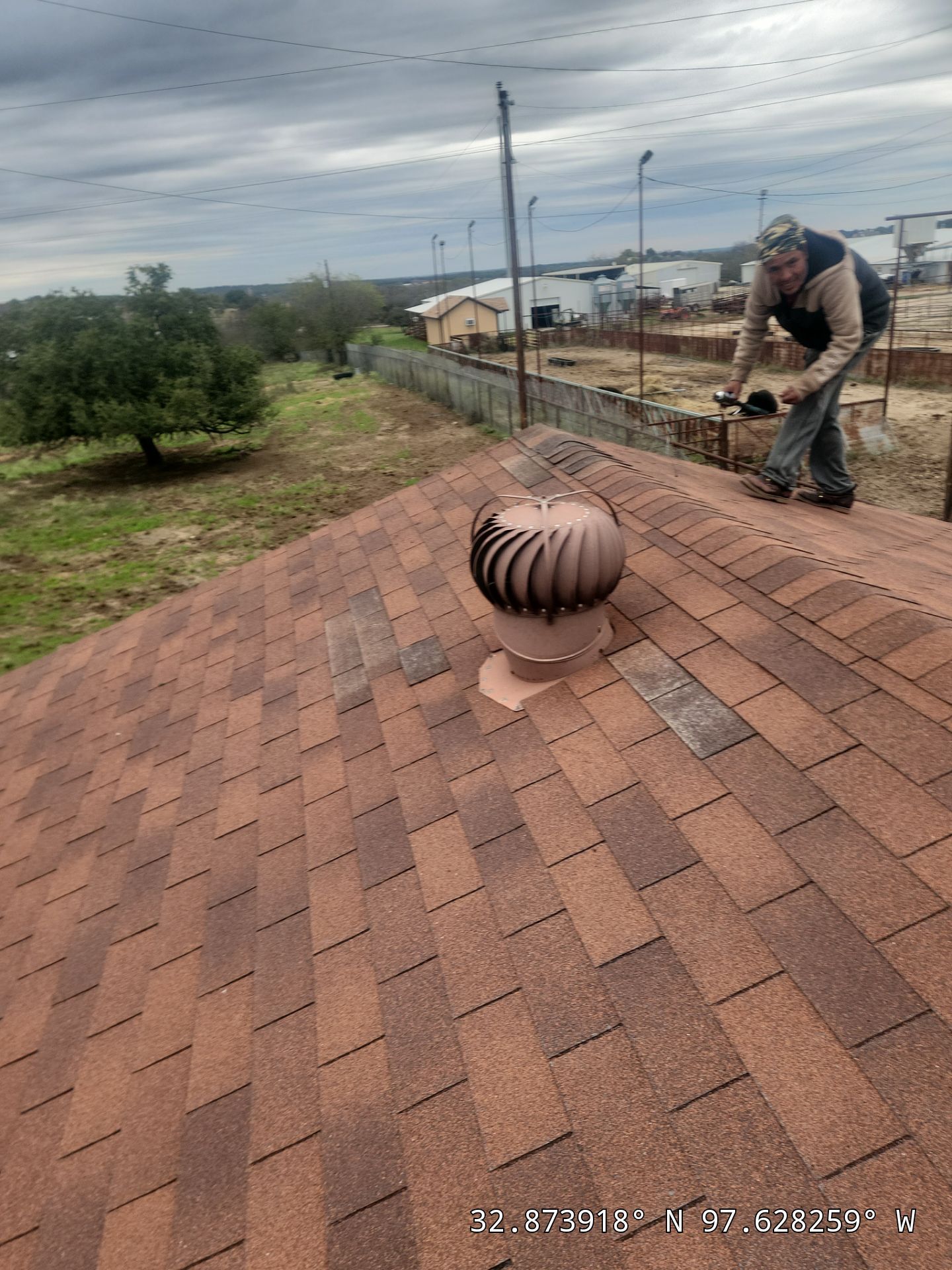 Project in Weatherford by Lonestar Roofing and Restoration LLC.