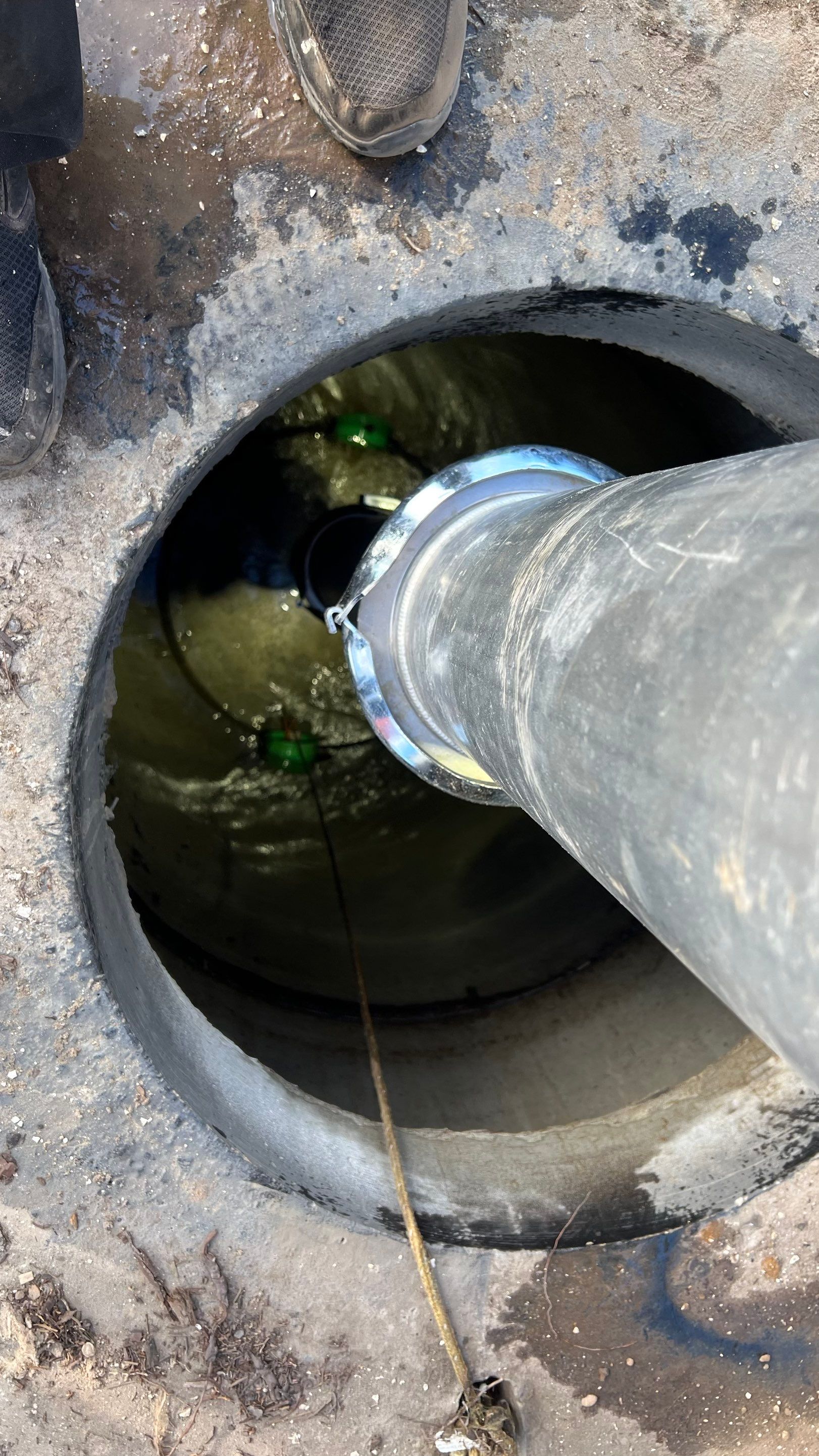 New Construction Sewer System Cleaning by APS Power & Water