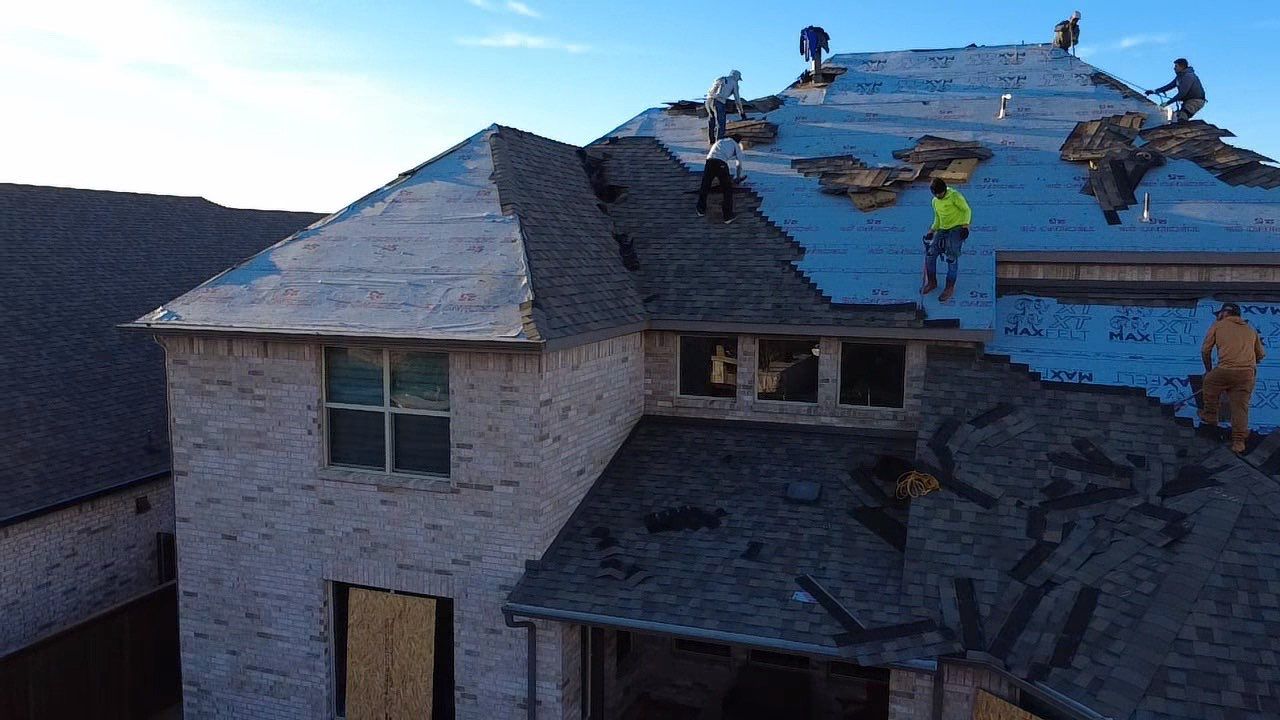 Large GAF Roof Replacement in Northlake, TX by road roofing llc