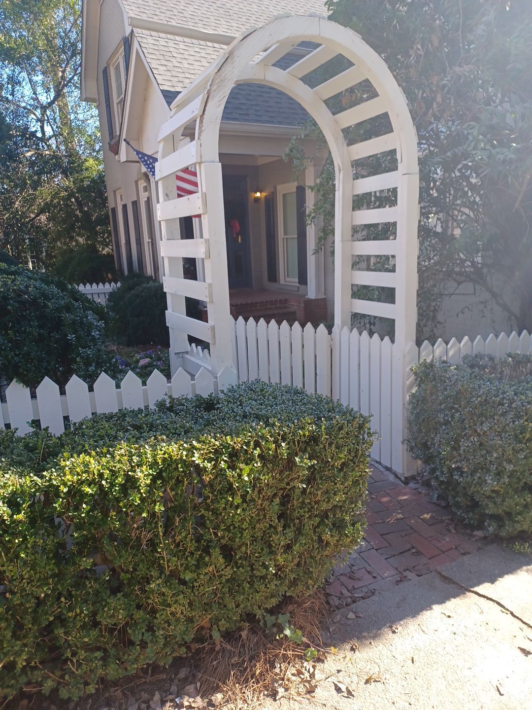 Montcrest - Fence by Pillar and Pine