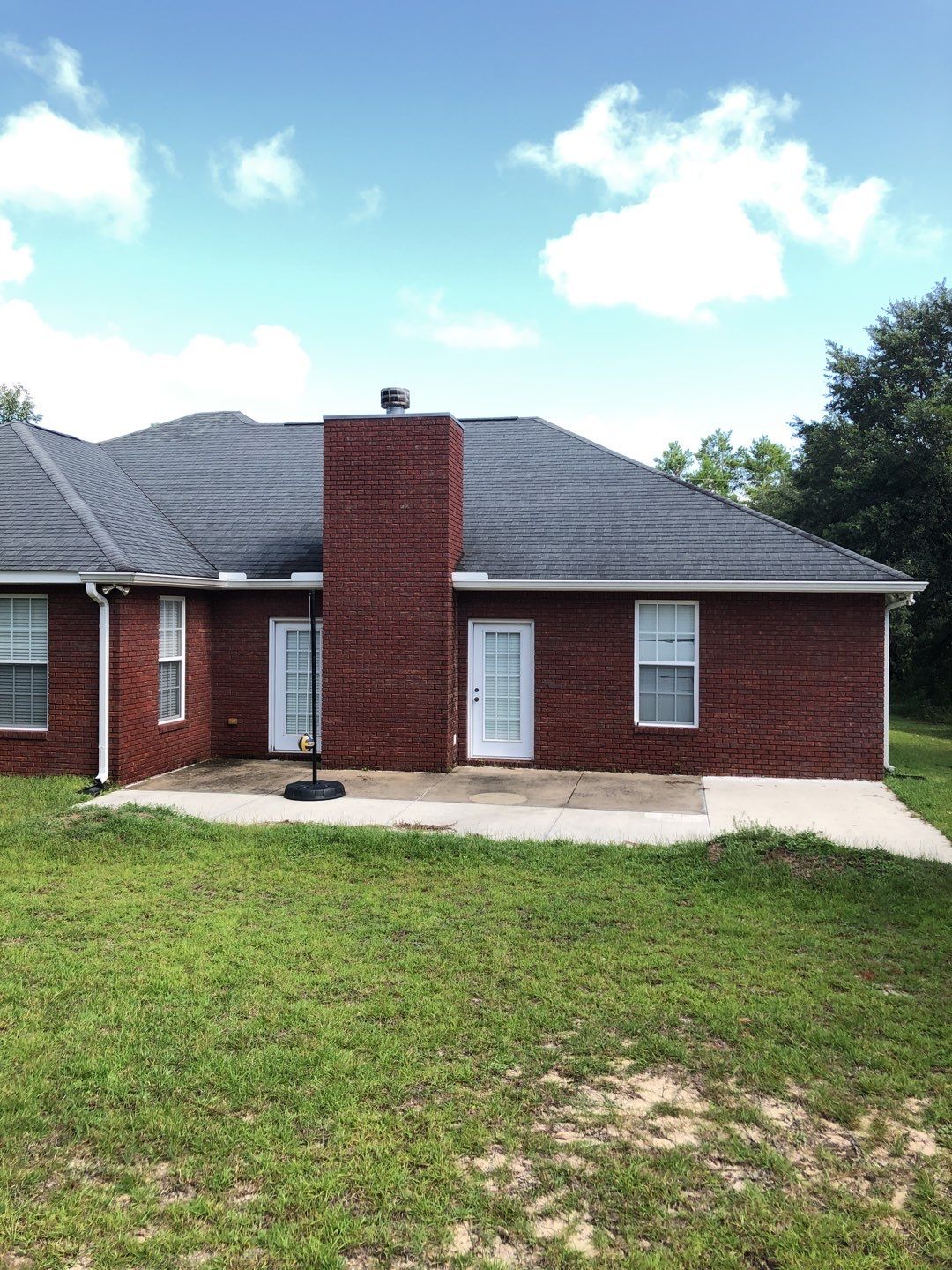 Gutter Installation using White K-Style Seamless Gutters by Gutter Professors