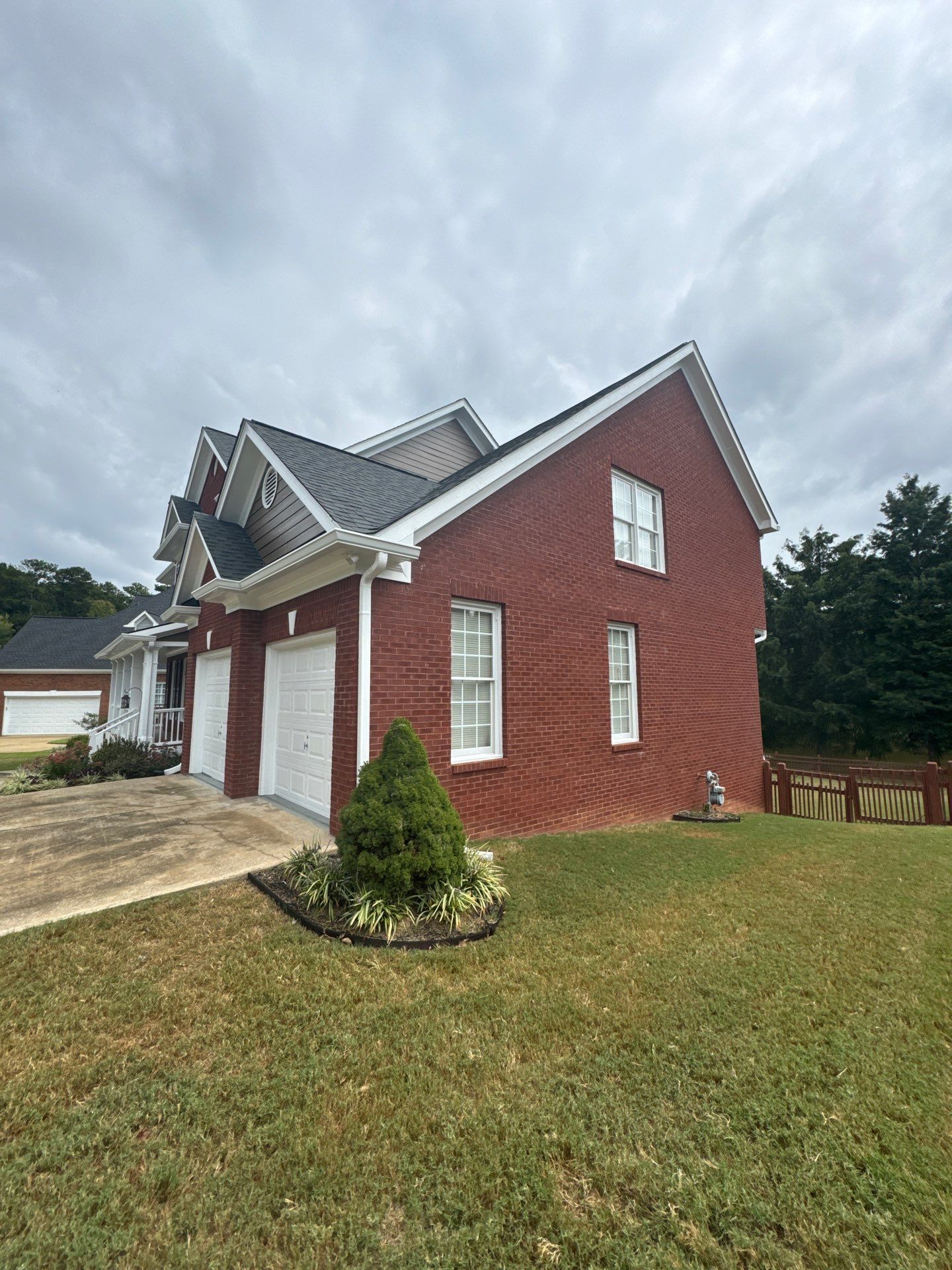 Exterior Painting and Gutter Replacement in Powder Springs by Swift Home Renovations