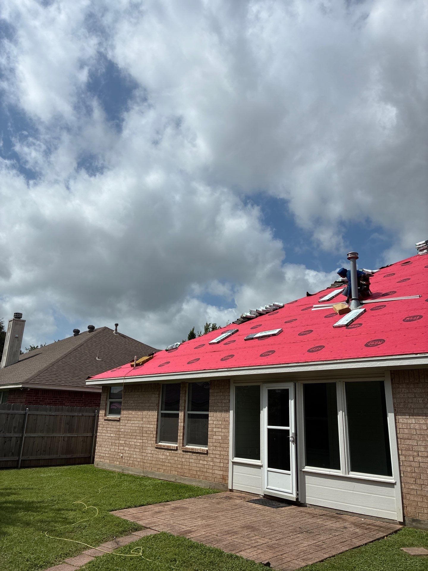 Cleburne Storm Restoration In time for Closing. by Berry Good Roofing 