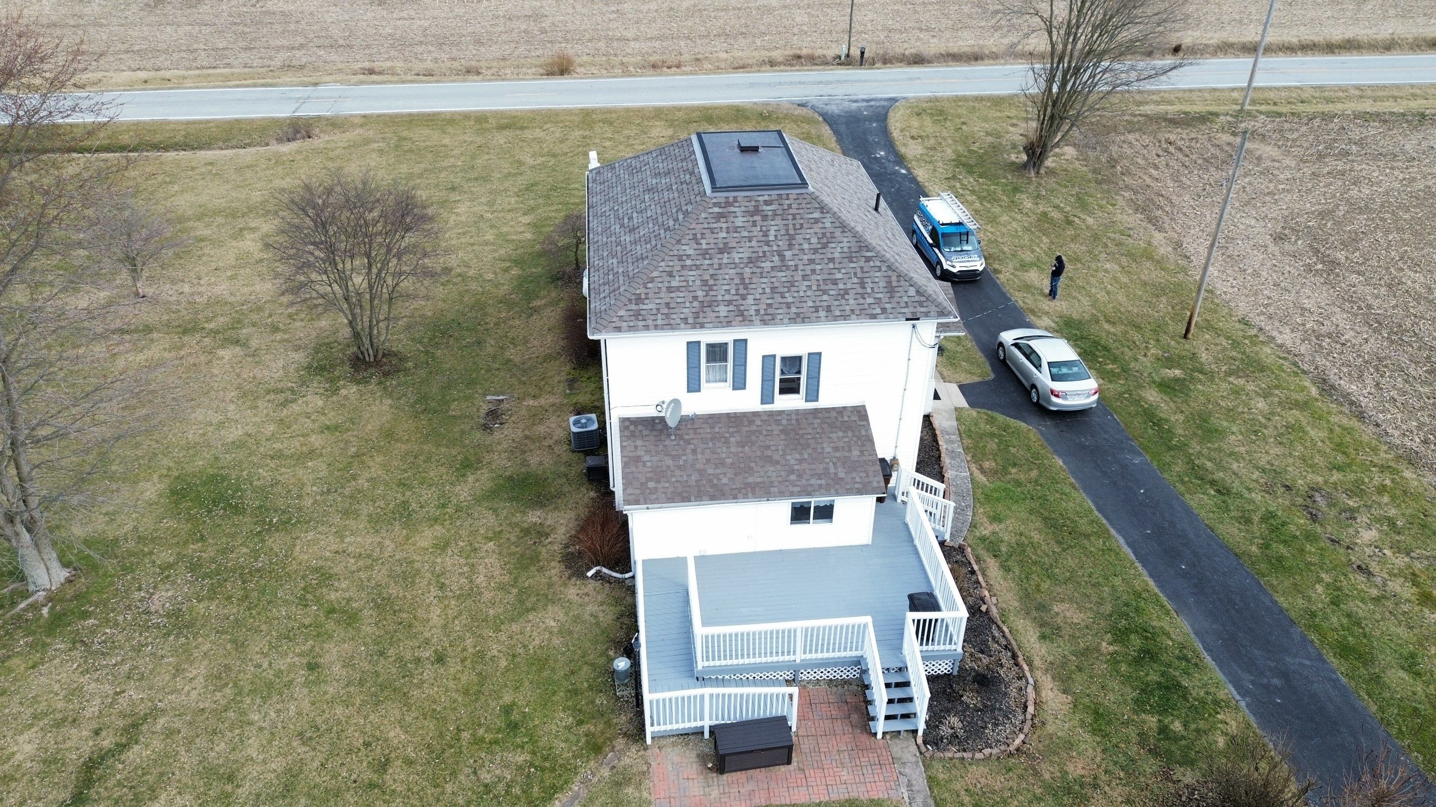 Residential Roofing Installation using Duration Series Shingles - Driftwood by RoofX 