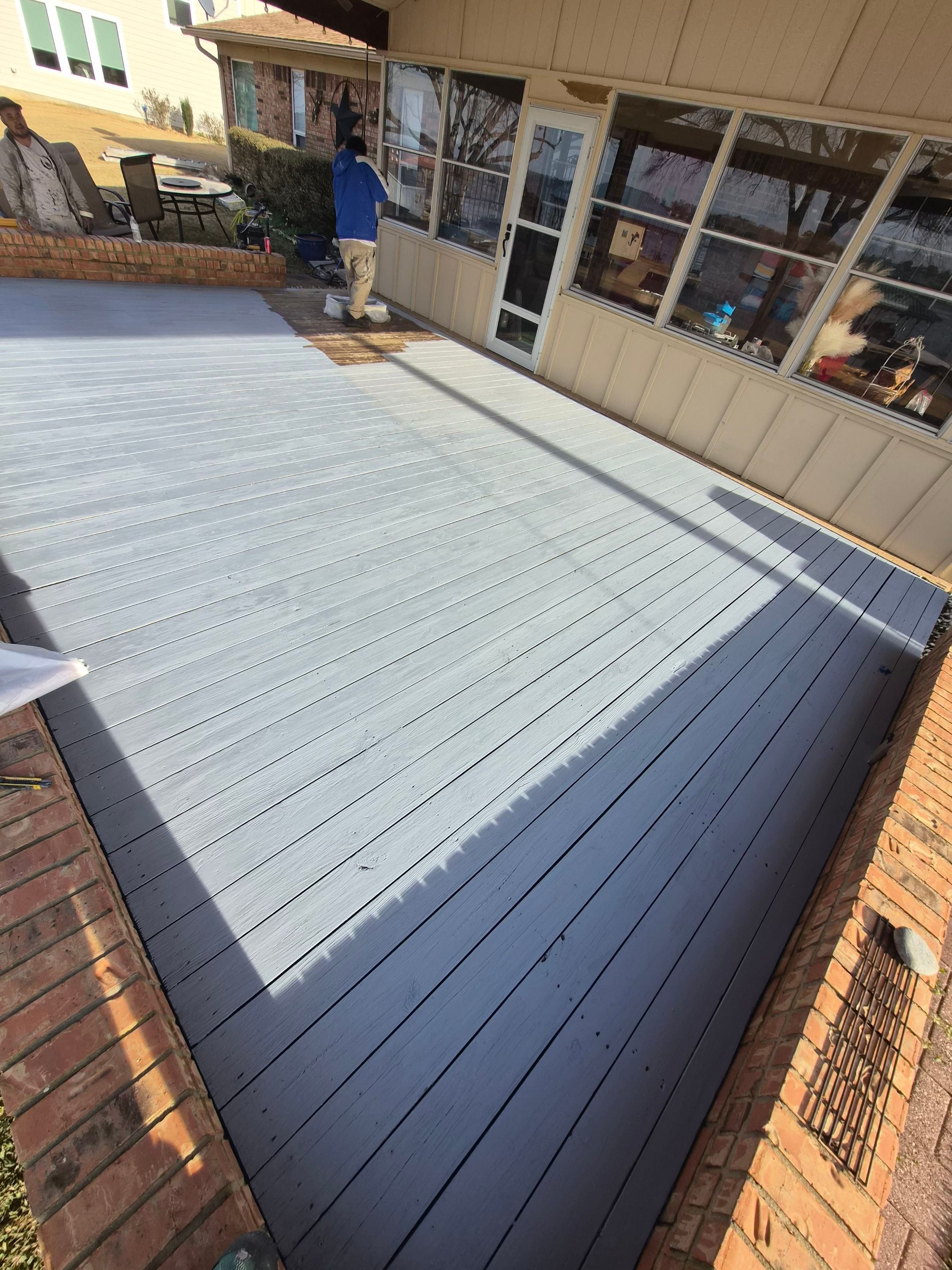 Exterior Painting & Deck Restoration in Chandler, TX by Quality Coats Painting