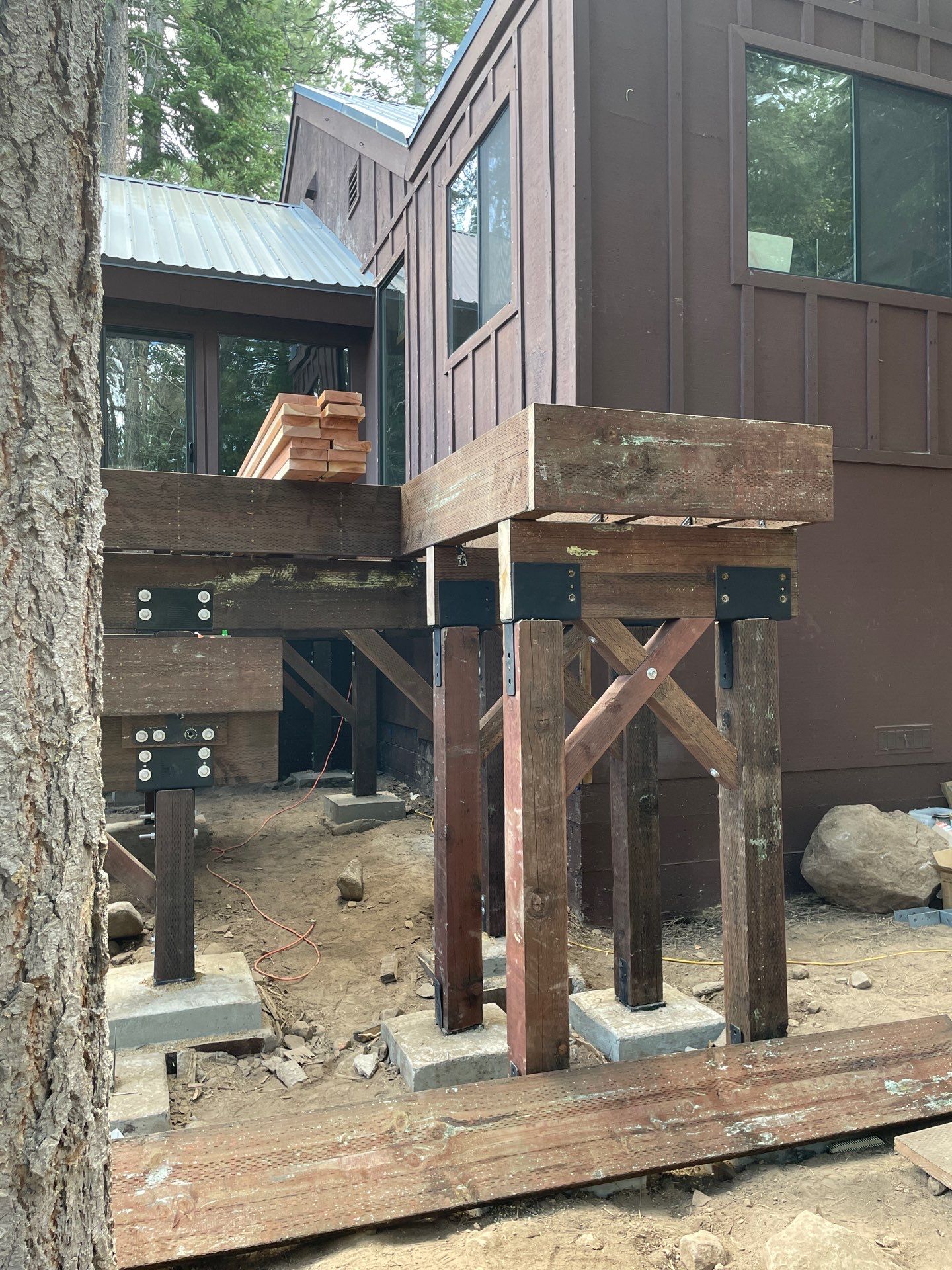 Deck Build W/ Recessed Hot Tub by The Tahoe Tradesman