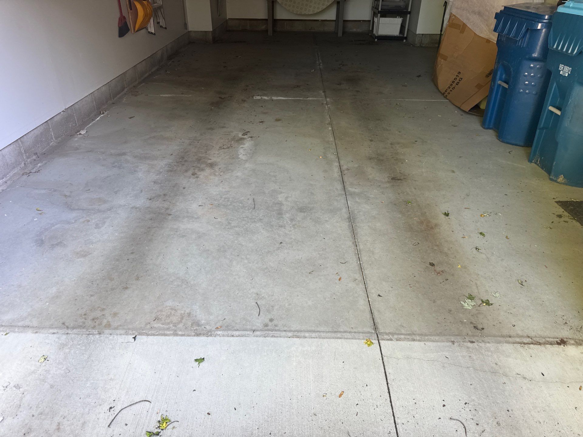 Custom Rocky Ridge Flake Epoxy Floor Installation in Spring Lake by Gordon Painting