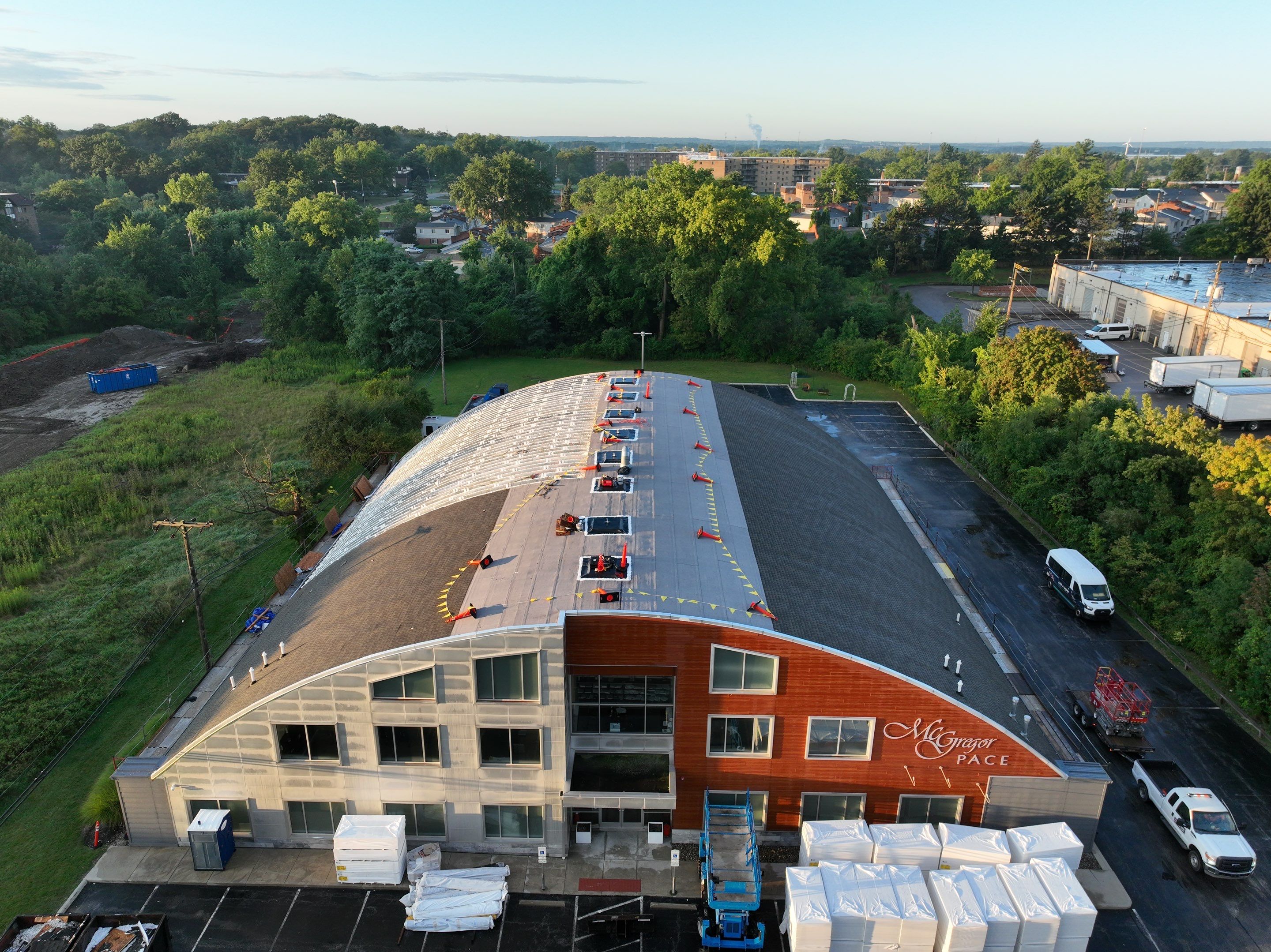 Project in Warrensville Heights by Commercial Roofing and Coating Systems
