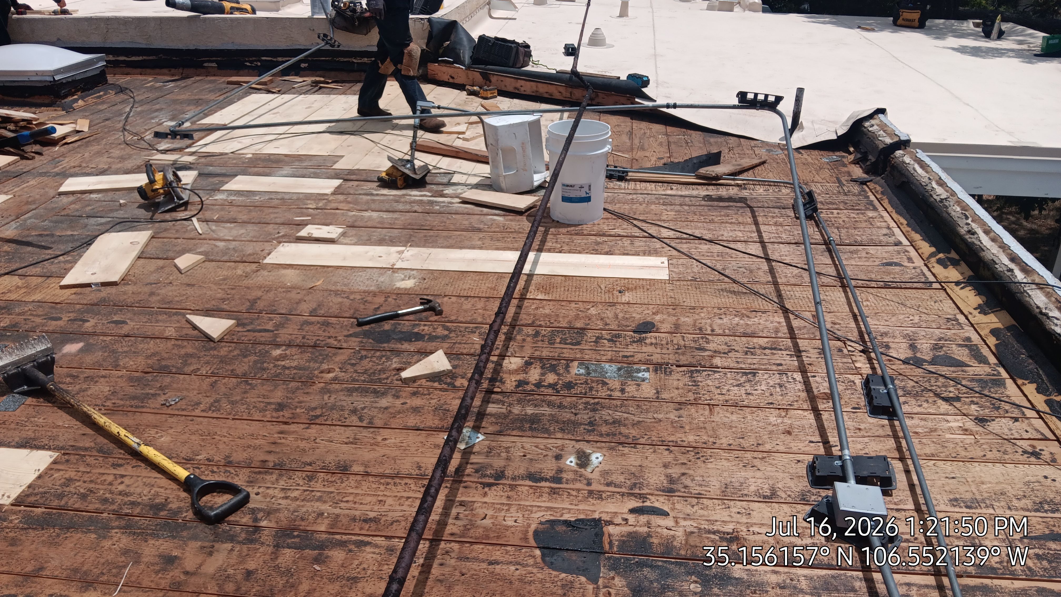 Albuquerque TPO Roof Replacement in the Northeast Heights EPS Slope and Custom Skylights by Doyle Roof Masters Inc