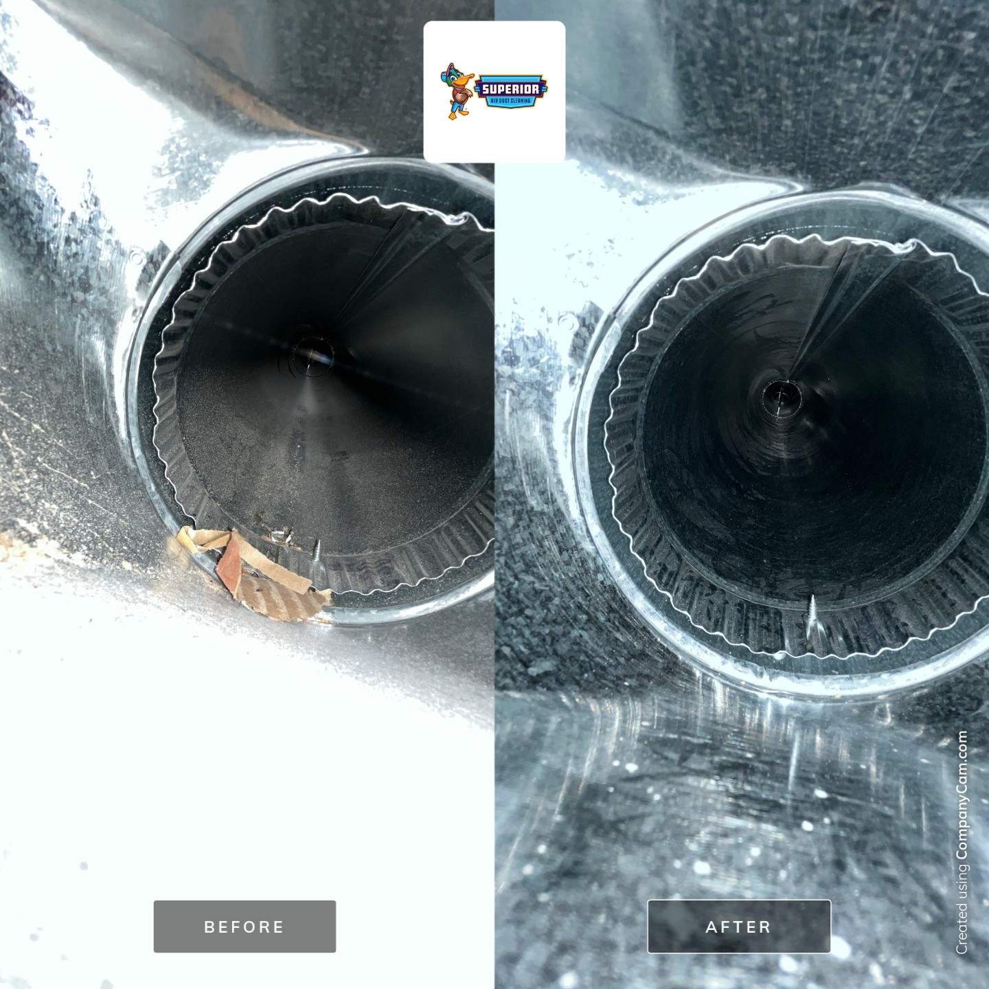 Air Duct Cleaning With a Vacuum Truck in Columbiana, OH by Superior Air Duct Cleaning