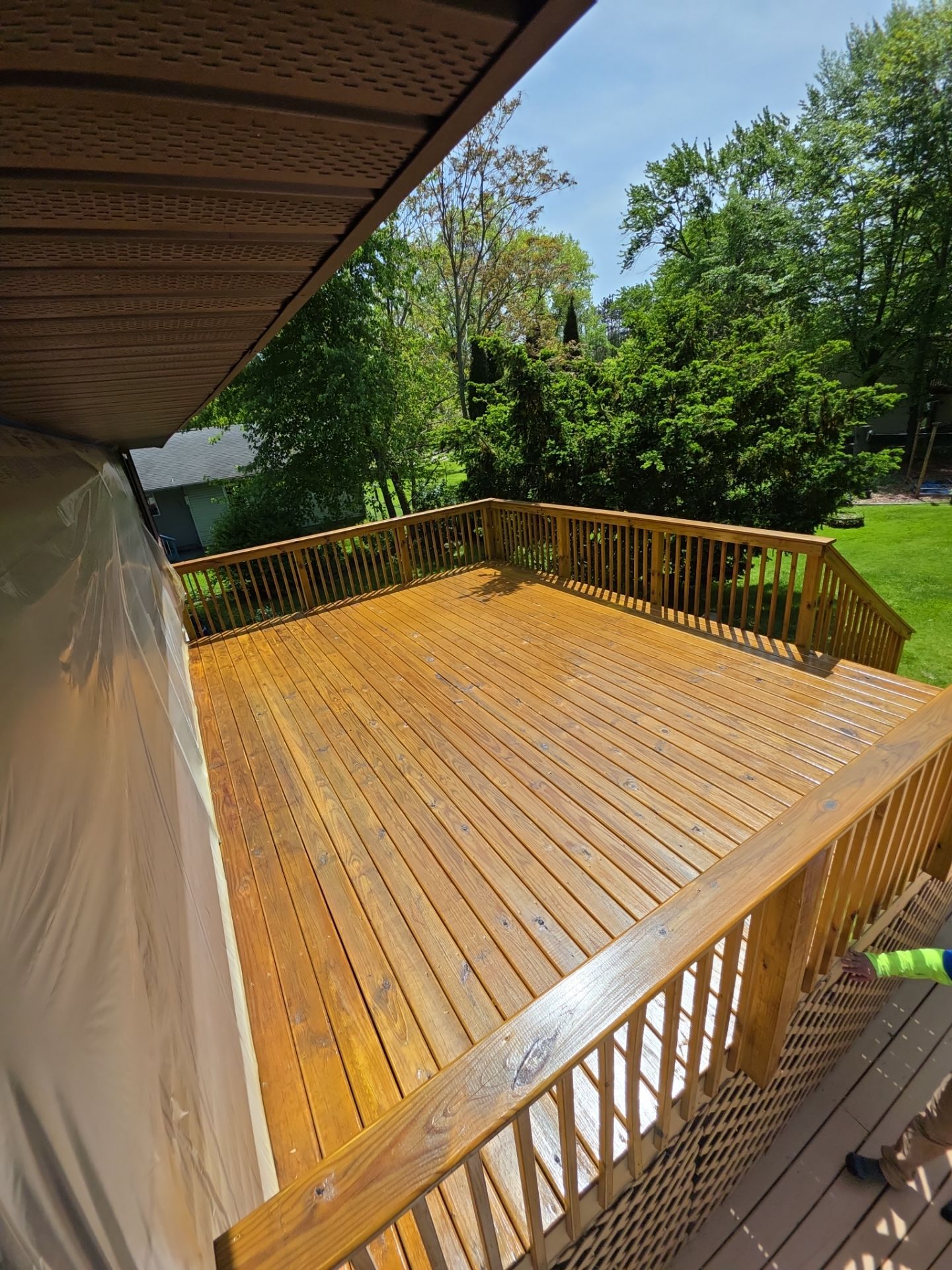 Deck Staining Project Completed in Muskegon, Michigan 49444 by Gordon Painting