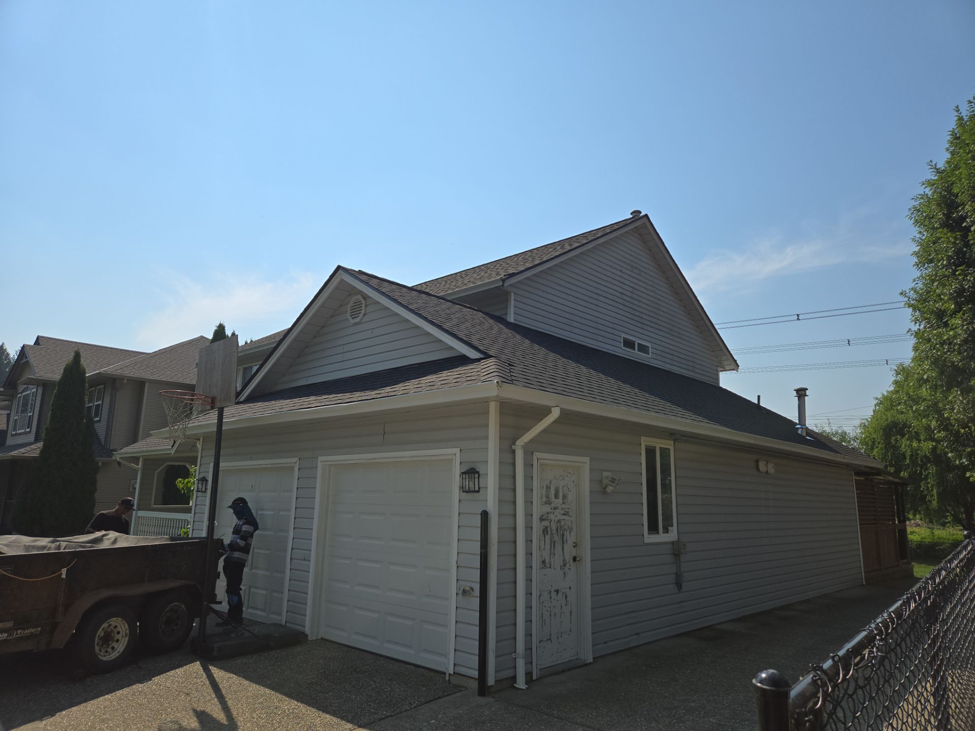 Residential Reroof Shingle -Charcoal by Top Notch Roofing Inc