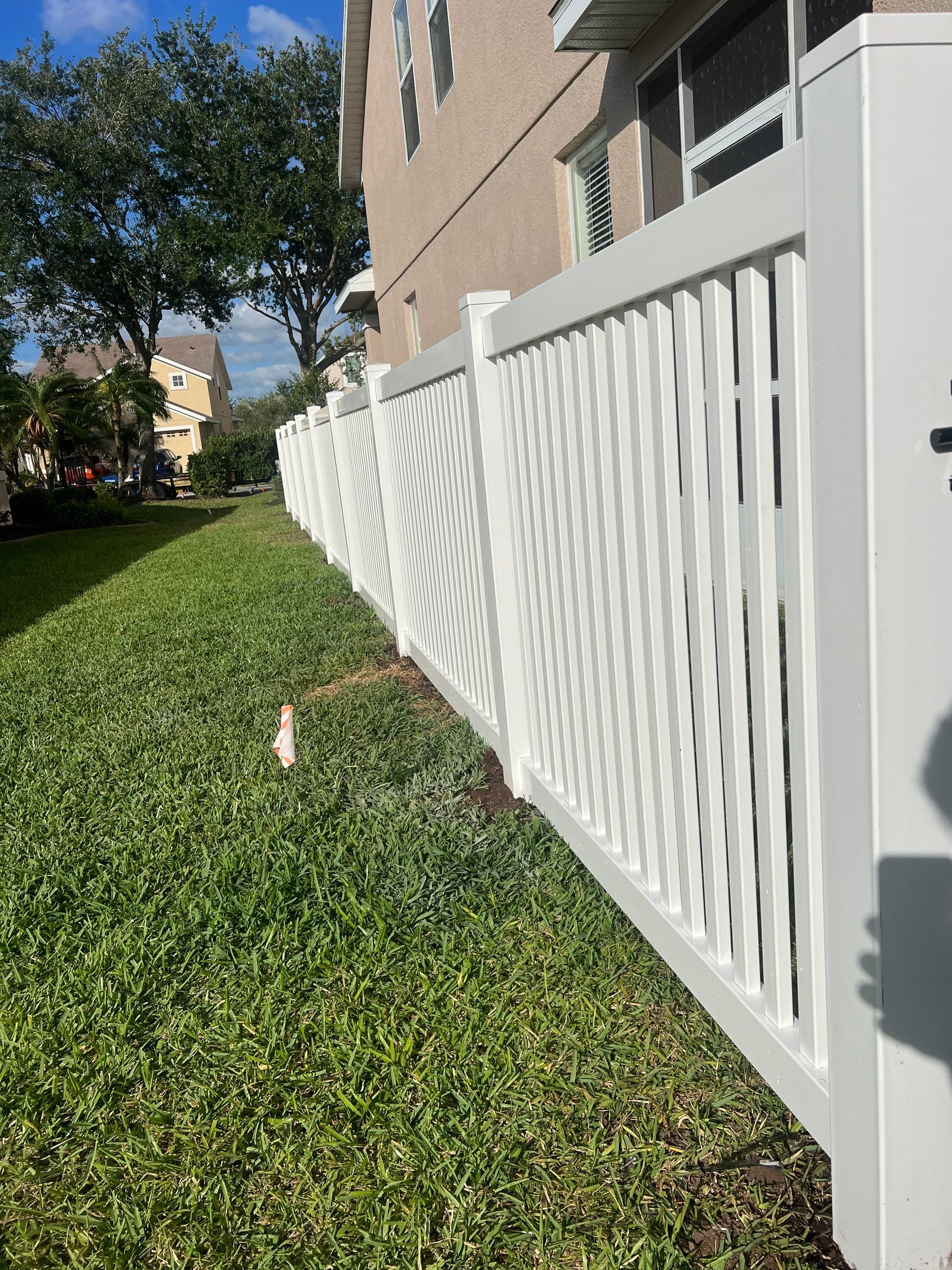 Vinyl Fence Installation using Vinyl Picket Fence by Asap fence and gates, LLC