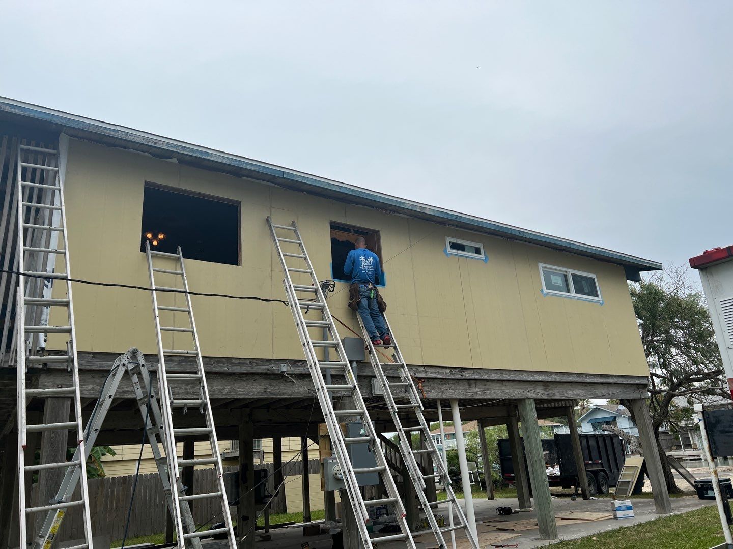 Beach house Remodel by Bayfront Roofing and Construction