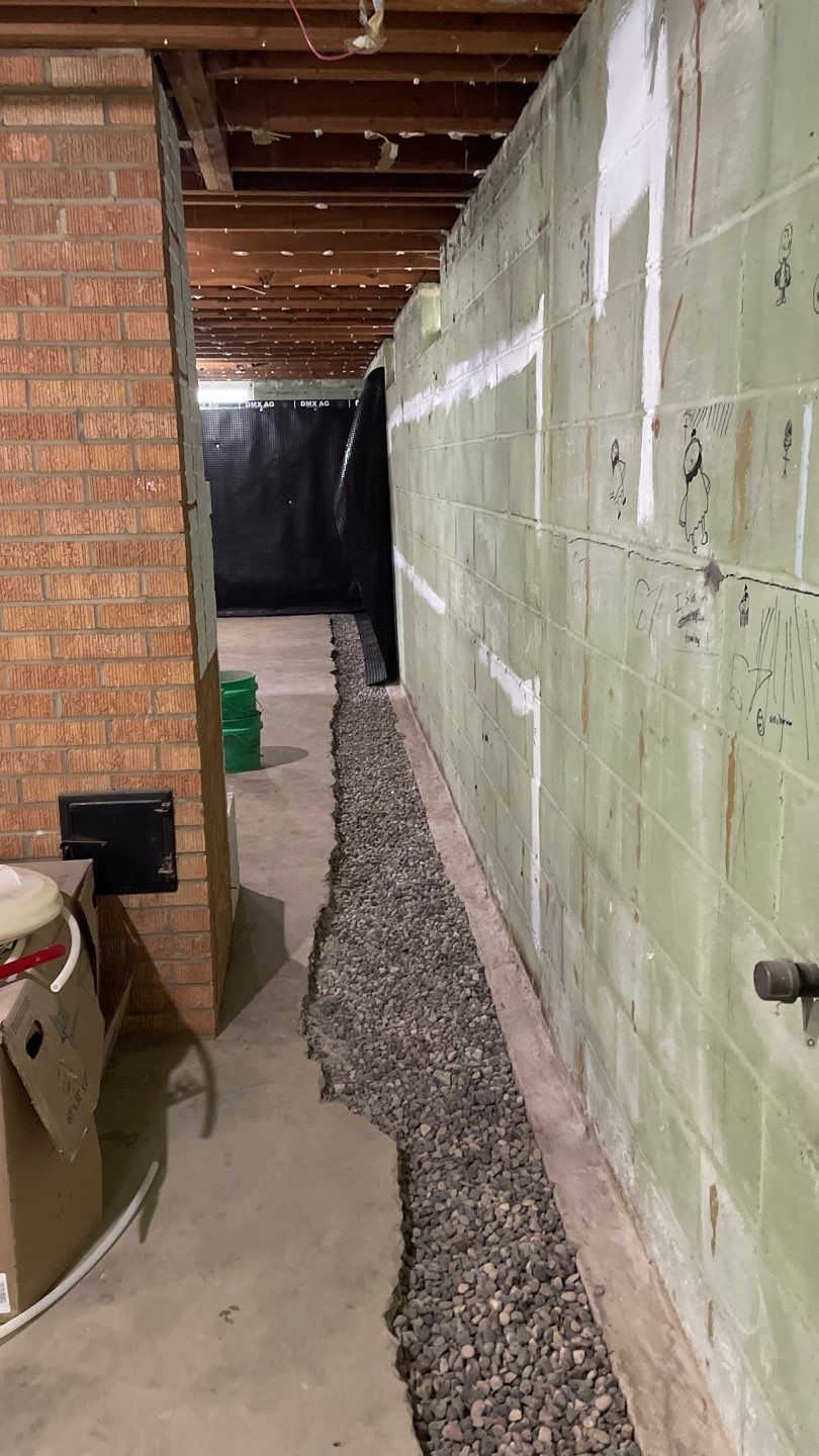 Interior Drain Tile & Wall Drainage in Southwest Minneapolis by Waterproofing Northeast