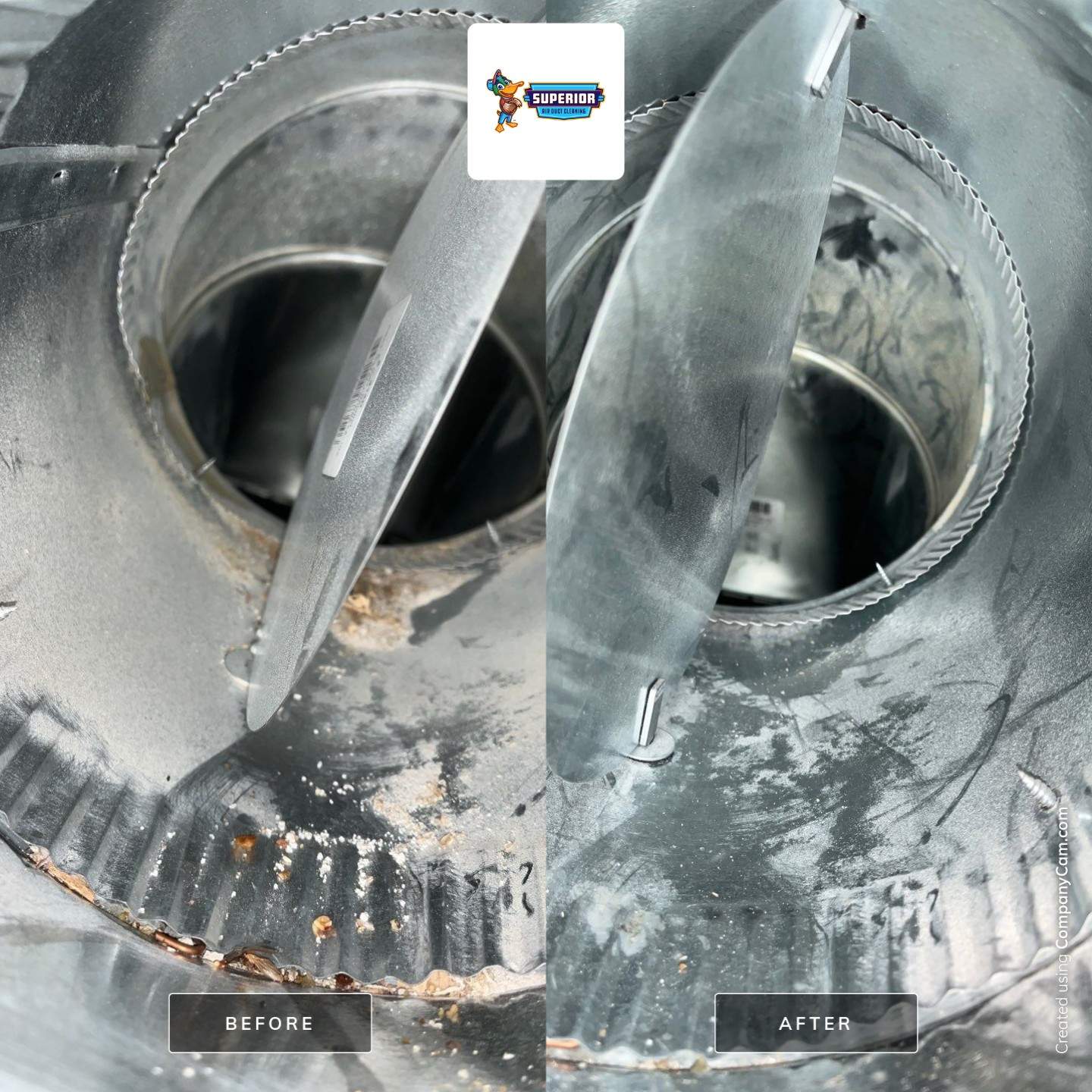 Air Duct Cleaning With a Vacuum Truck in Columbiana, OH by Superior Air Duct Cleaning