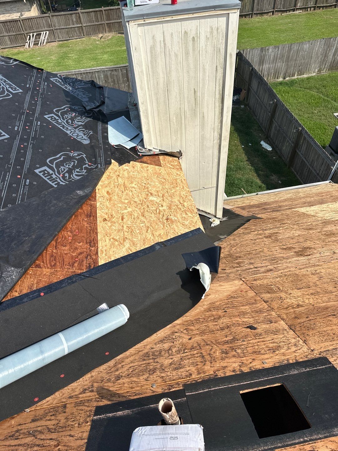Residential Roofing Installation using Owen's Corning Duration (Lifetime) Shingles by Roof Repair Company