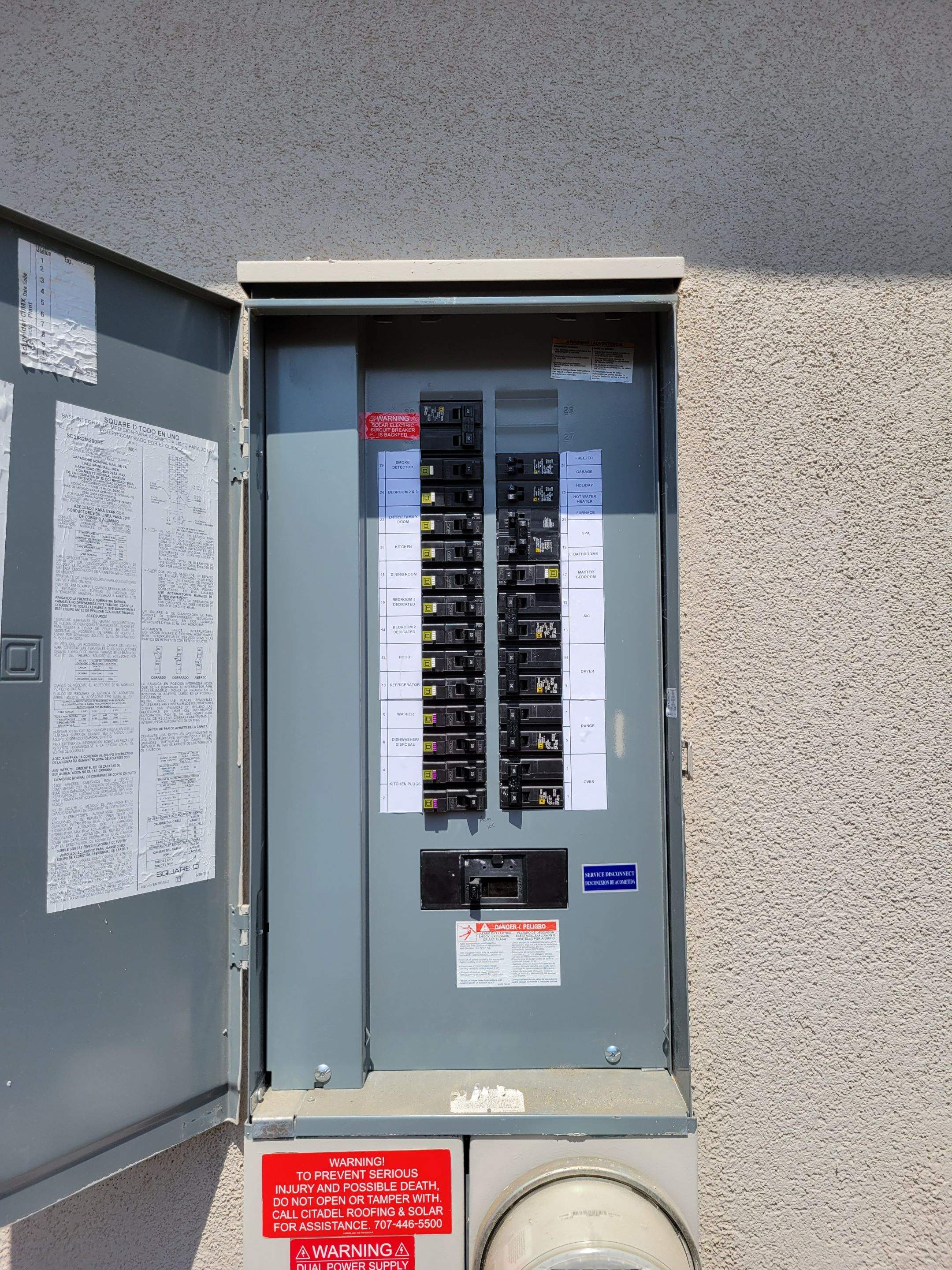 Backyard renovation by Peach Electric Inc