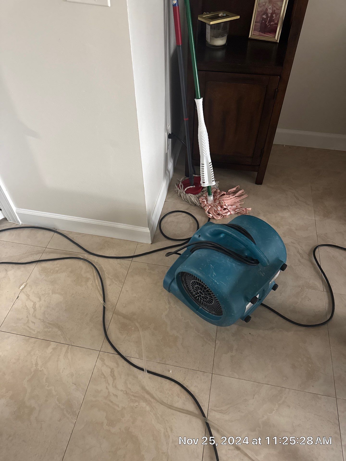 Water Damage using Drying Equipment by SuperClean 