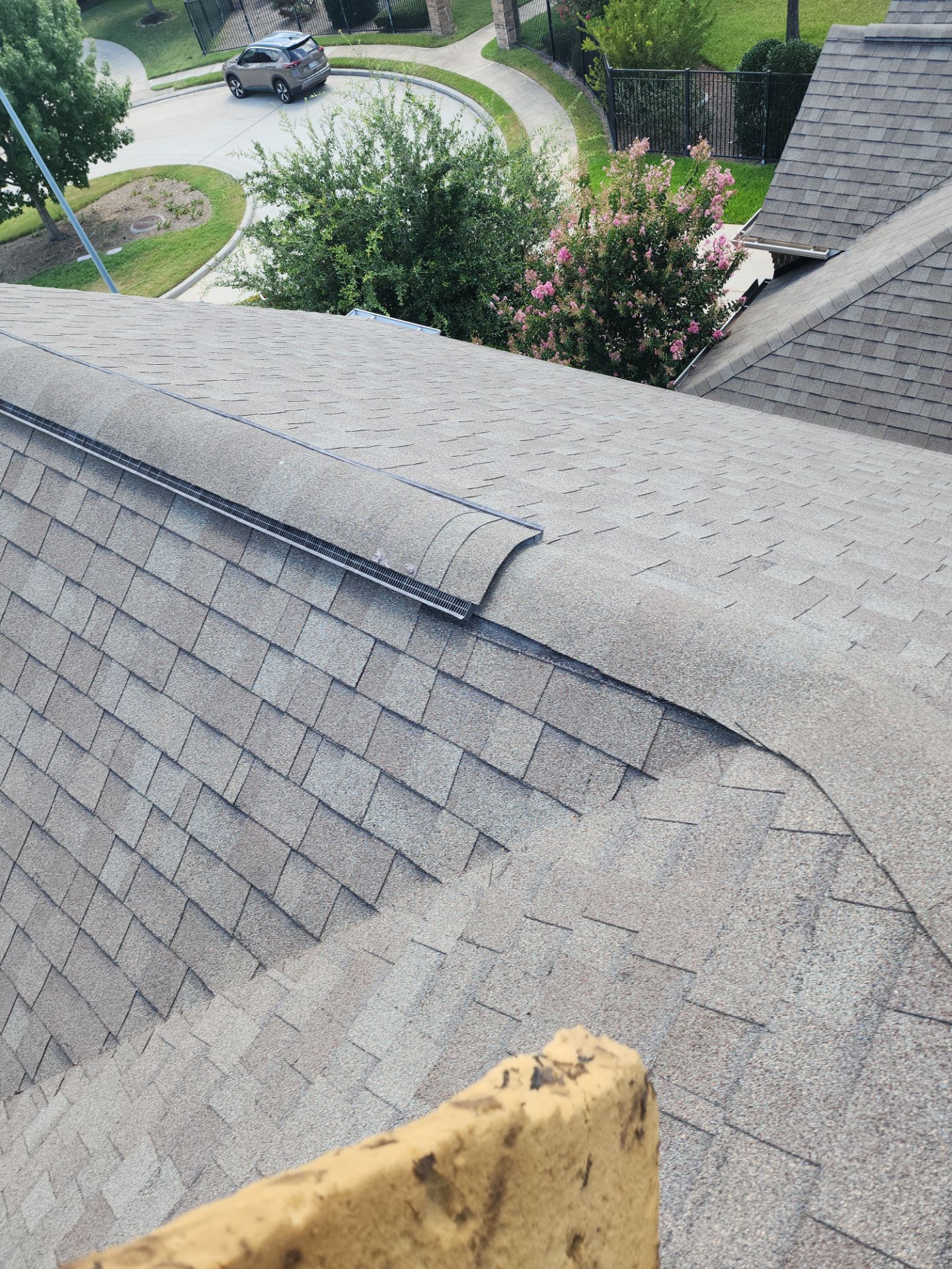 Hail Damage using Owen's Corning Duration (Lifetime) Shingles by Roof Repair Company