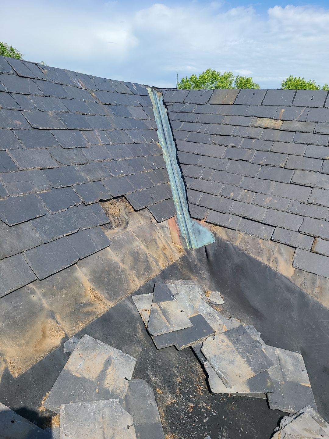 Lorton: EPDM Flat Roof with Partial Slate Replacement by RM Banning, Inc.