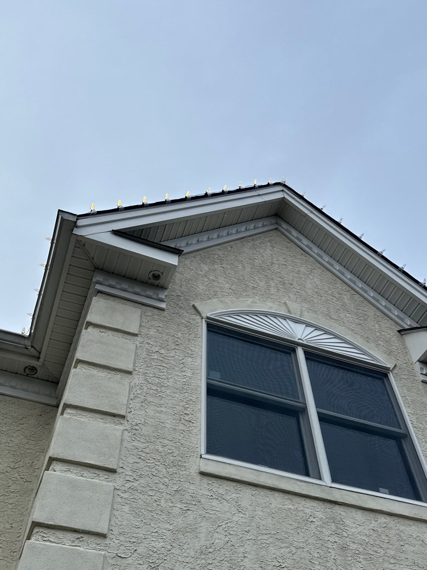 Holiday Lighting Installation in Morganville, NJ by Clearview Washing