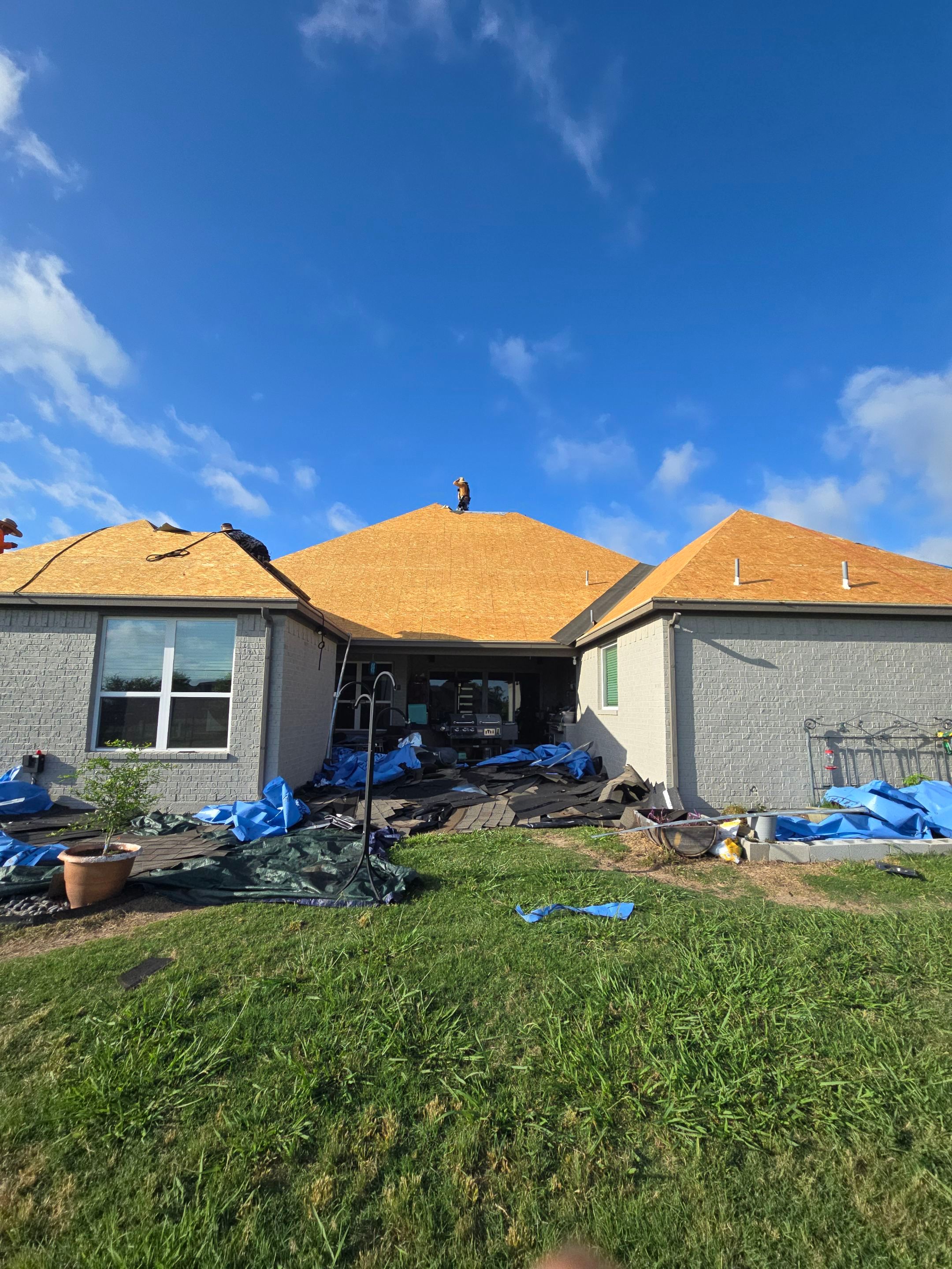 Architectural Shingle Roof Installation and Gutter Updates in Springtown by Berry Good Roofing
