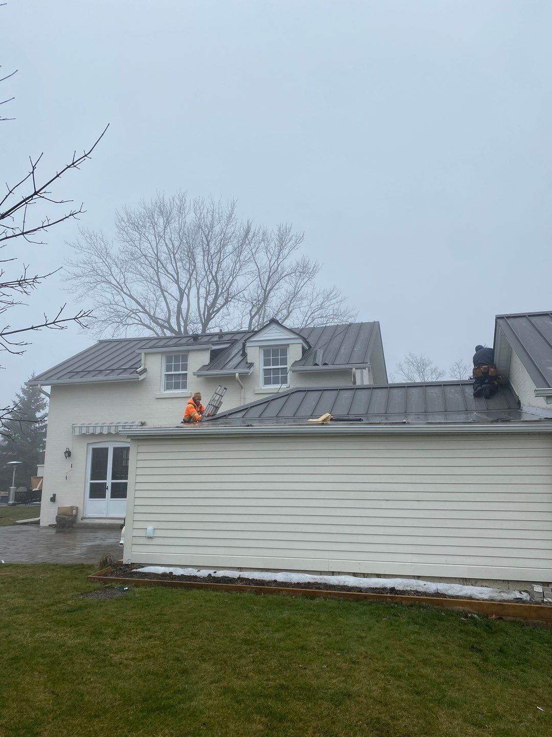 Residential Roofing Installation using 24 Ga Standing Seam Metal  by Jay Carter Roofing & Sheet Metal