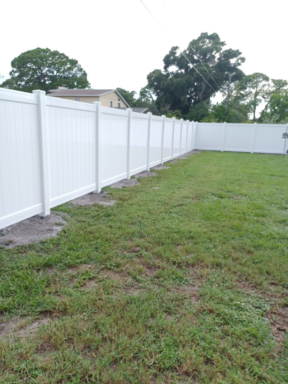 Sarasota, FL 6ft. Tall White Vinyl Privacy Fence by Asap fence and gates, LLC