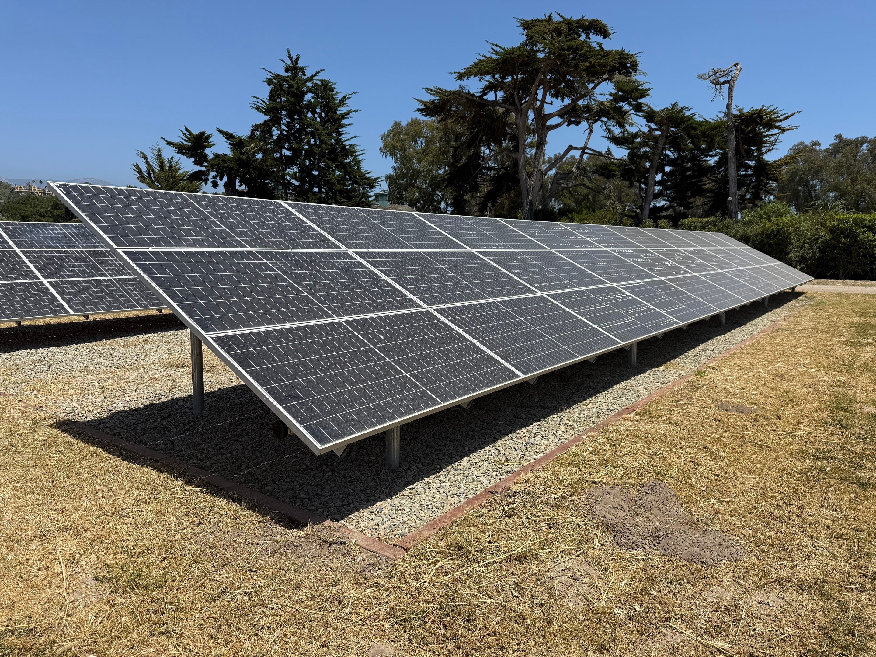 Groundmount Solar Cleaning by Sunrise 805