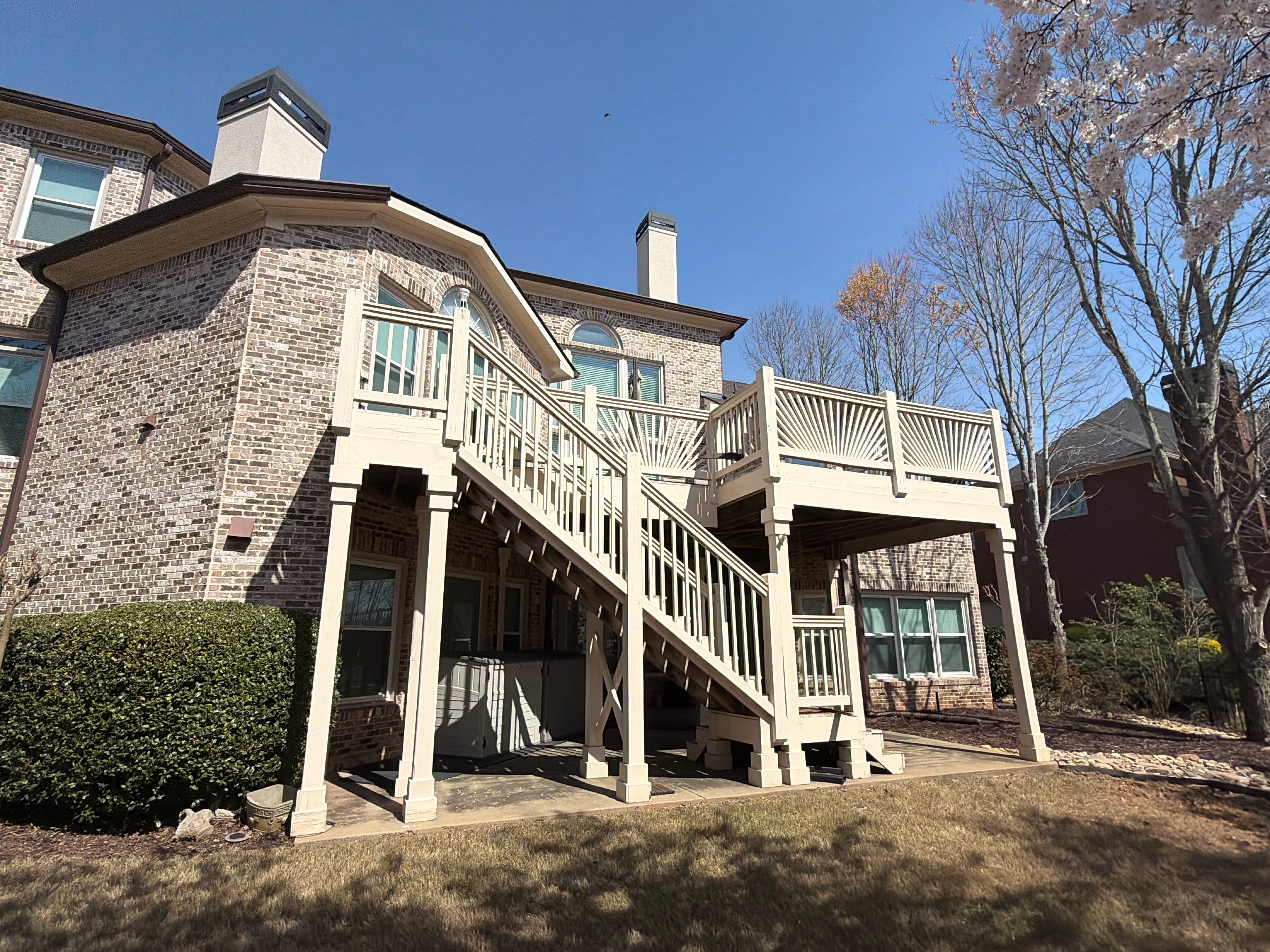 Lawrenceville, GA Deckorators Deck Resurface, Under-Deck, and Trex Deck Lighting Installation by Nelson Exteriors 