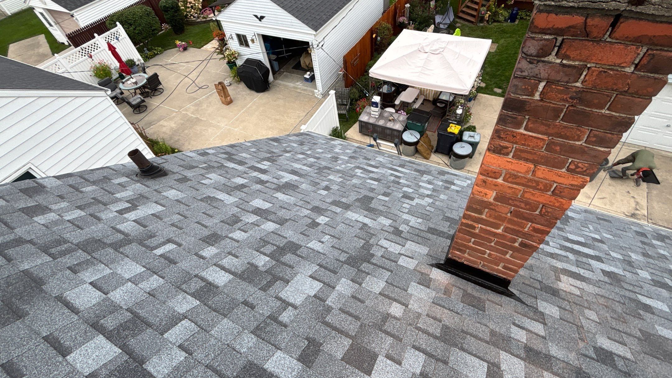 Roof Replacement using Owens Corning Slatestone Gray by 180 Contractors