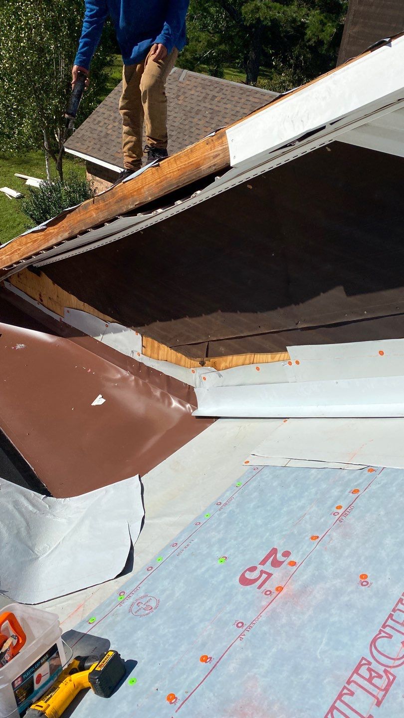 Residential Roofing Installation using Roof Replacement by American Roofing & Construction LLC