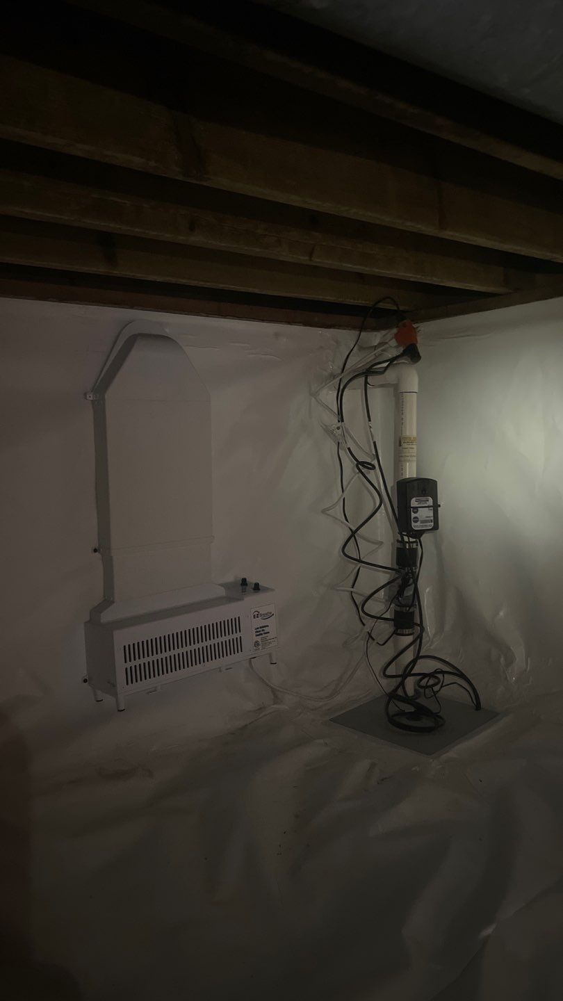 Crawl Space Project and Encapsulation by Toledo Basement Repair 