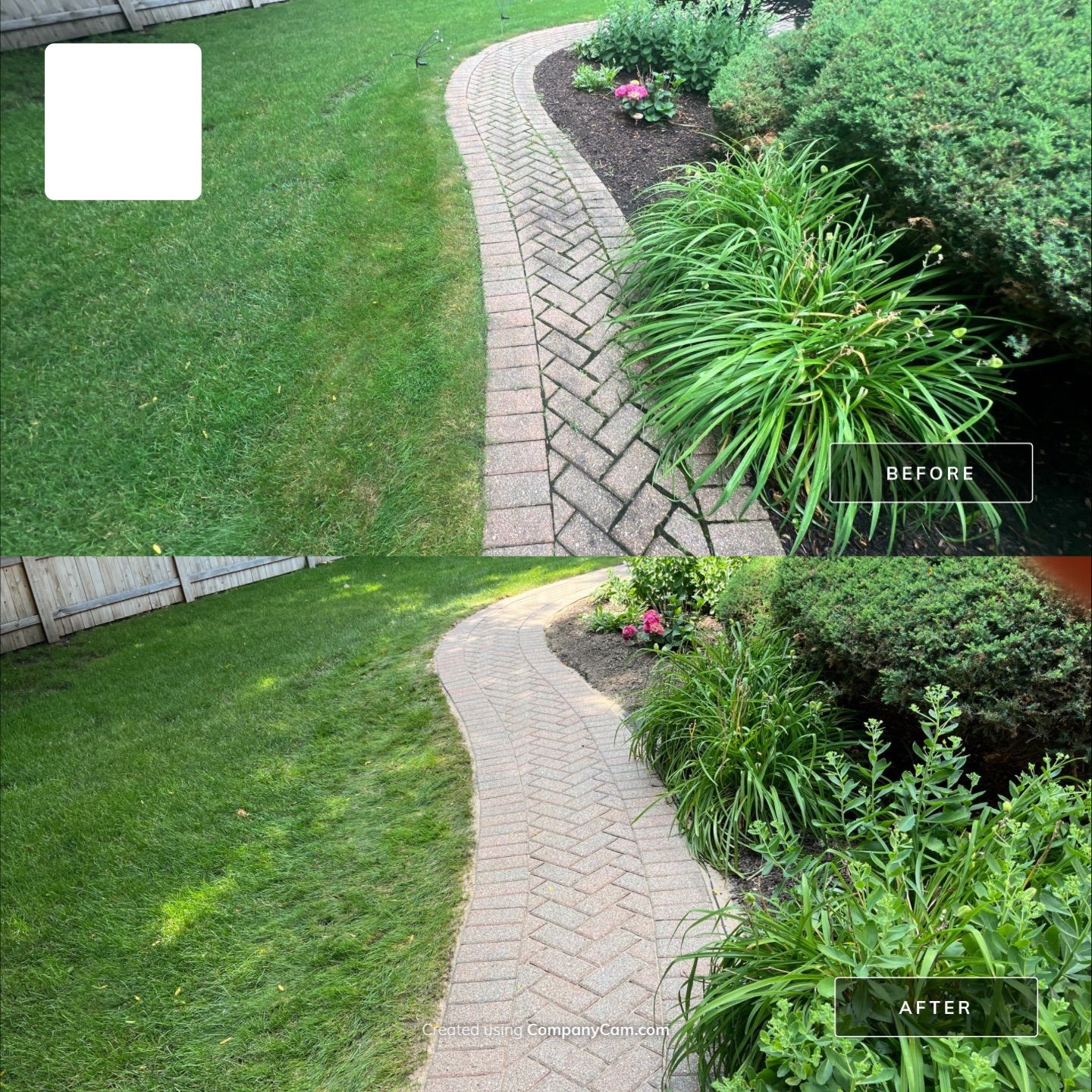 Brick paver clean, sand and seal.  using Surebond SB-1300 by Northern Power Washing LLC.