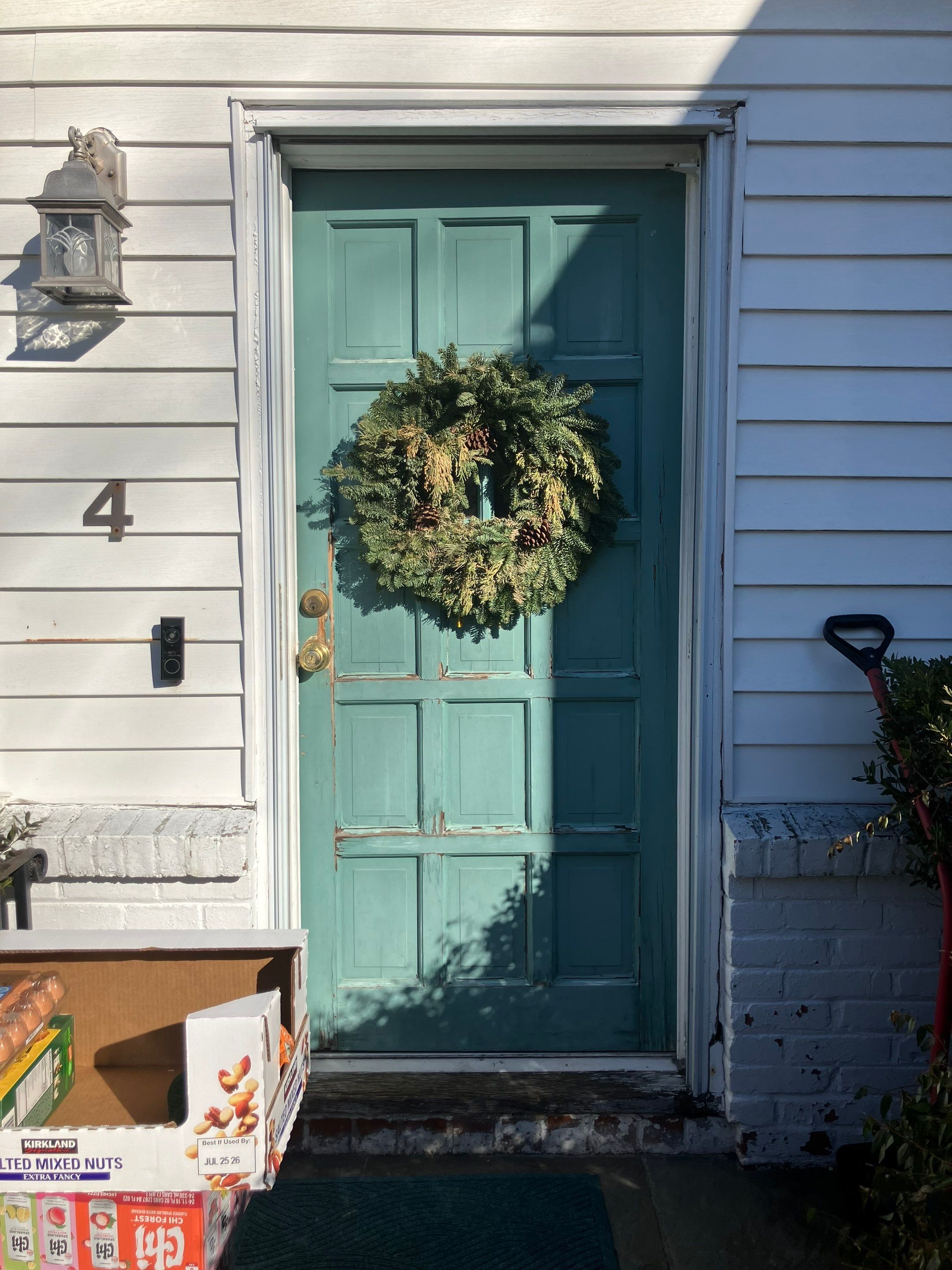Front Entry Refresh with Updated Door Installation by DiGiorgi Roofing and Siding Inc