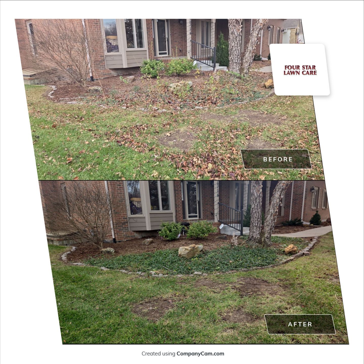 Project in Wichita by Four Star Lawn Care