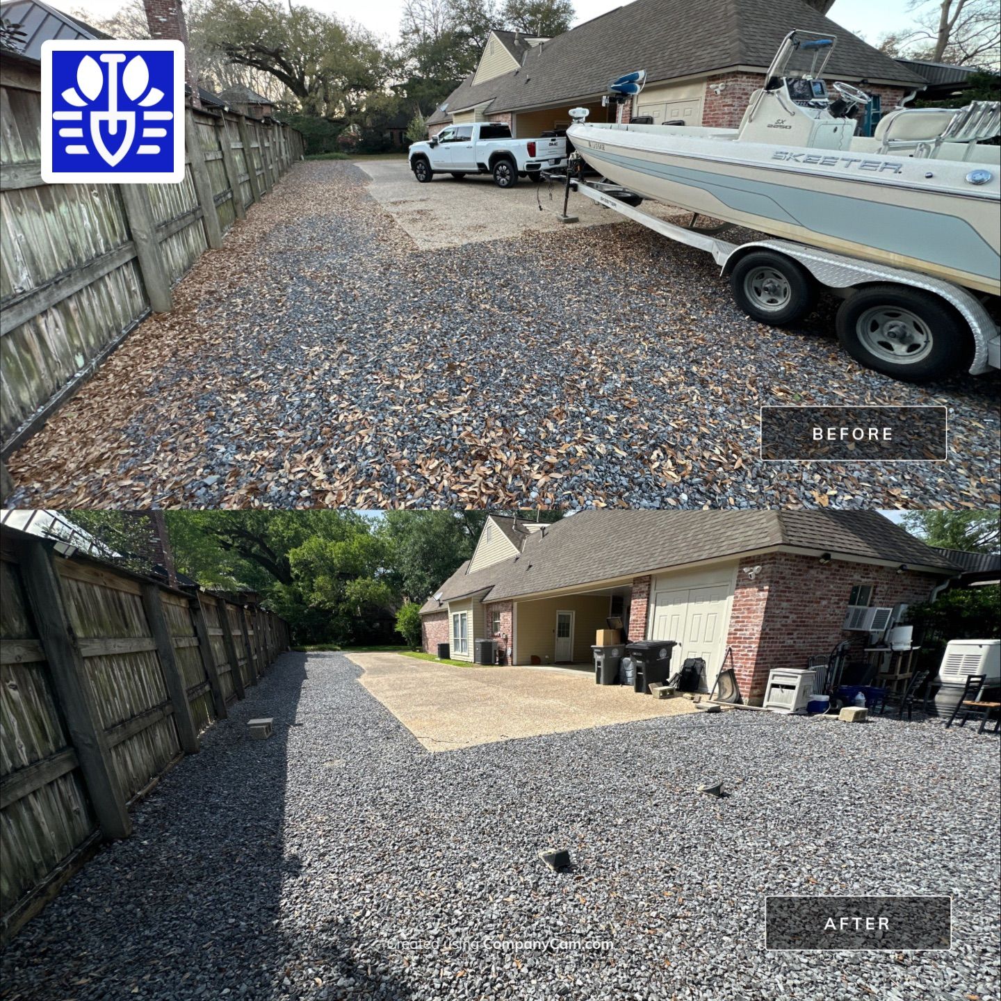 WINTER SERVICES: FULL LEAF JOB using  Leaf Removal by CutScape, LLC.