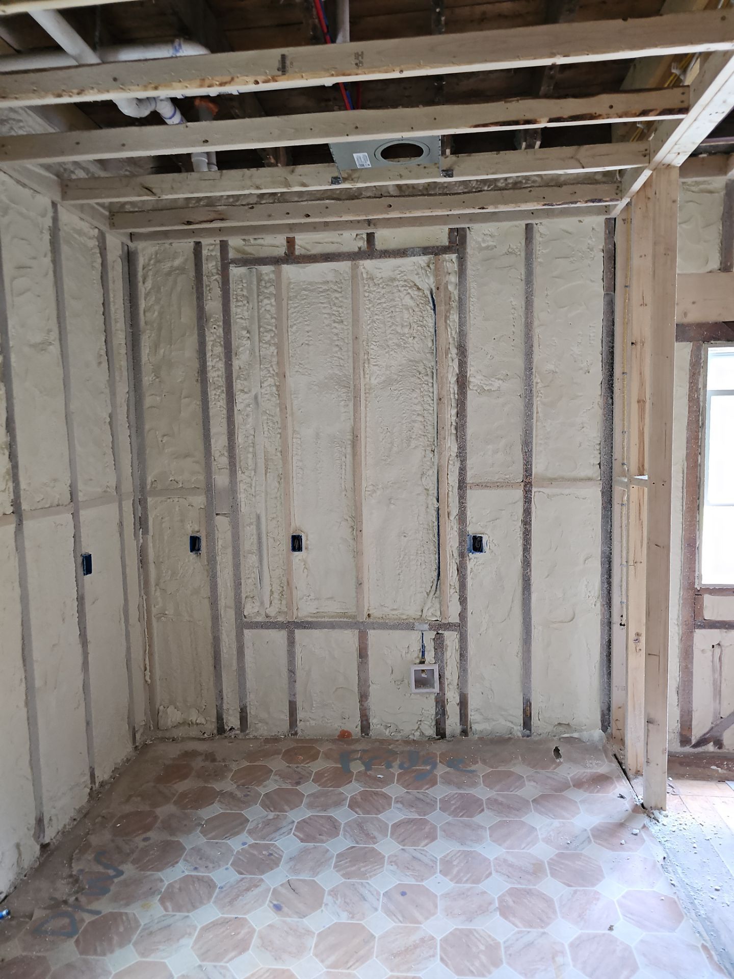 Home Remodel using Closed Cell Spray Foam by NYS Foam & Energy