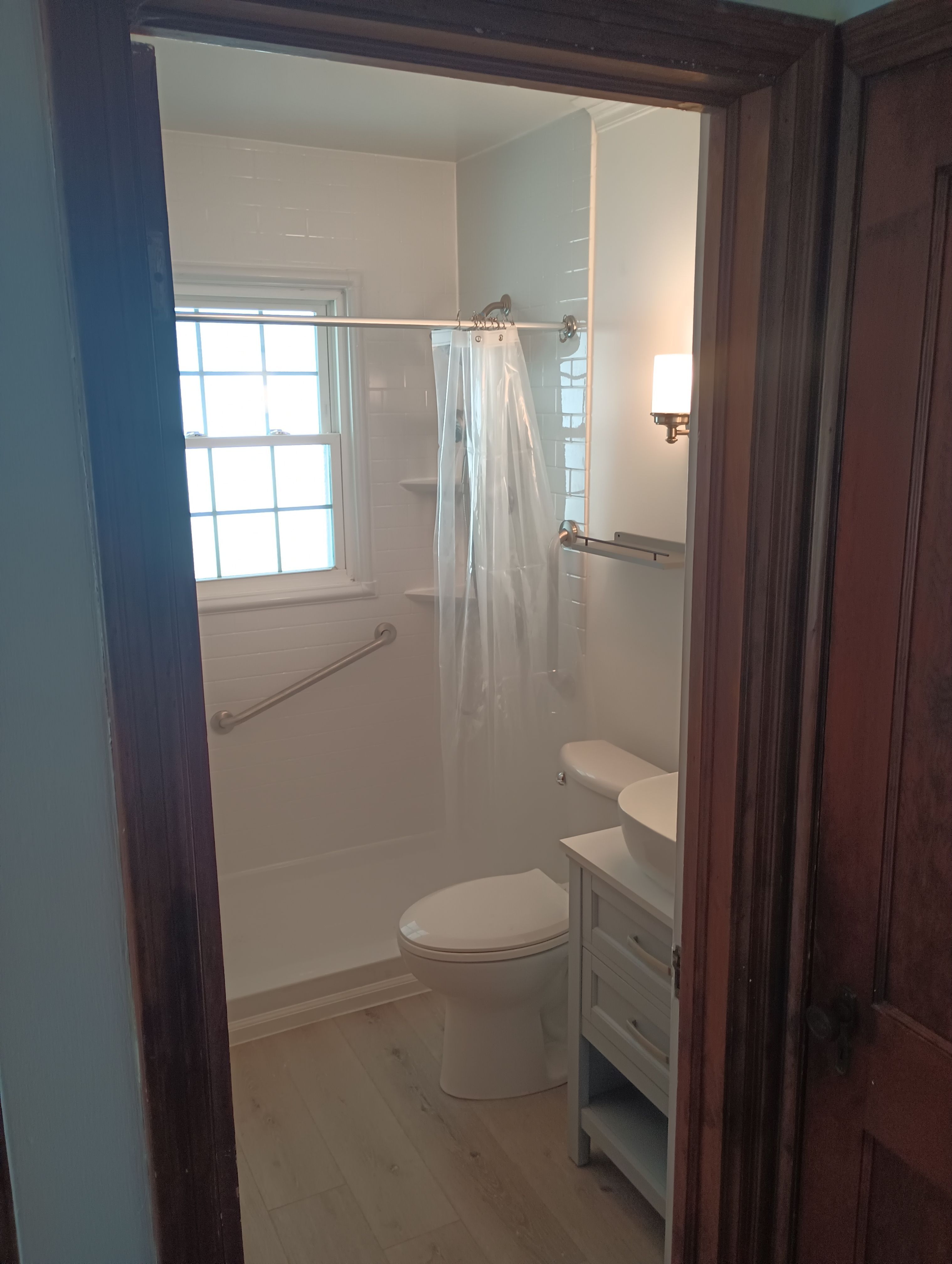 Tub to Shower Conversion using BCI Acrylic Shower System by Secure Construction Company Inc